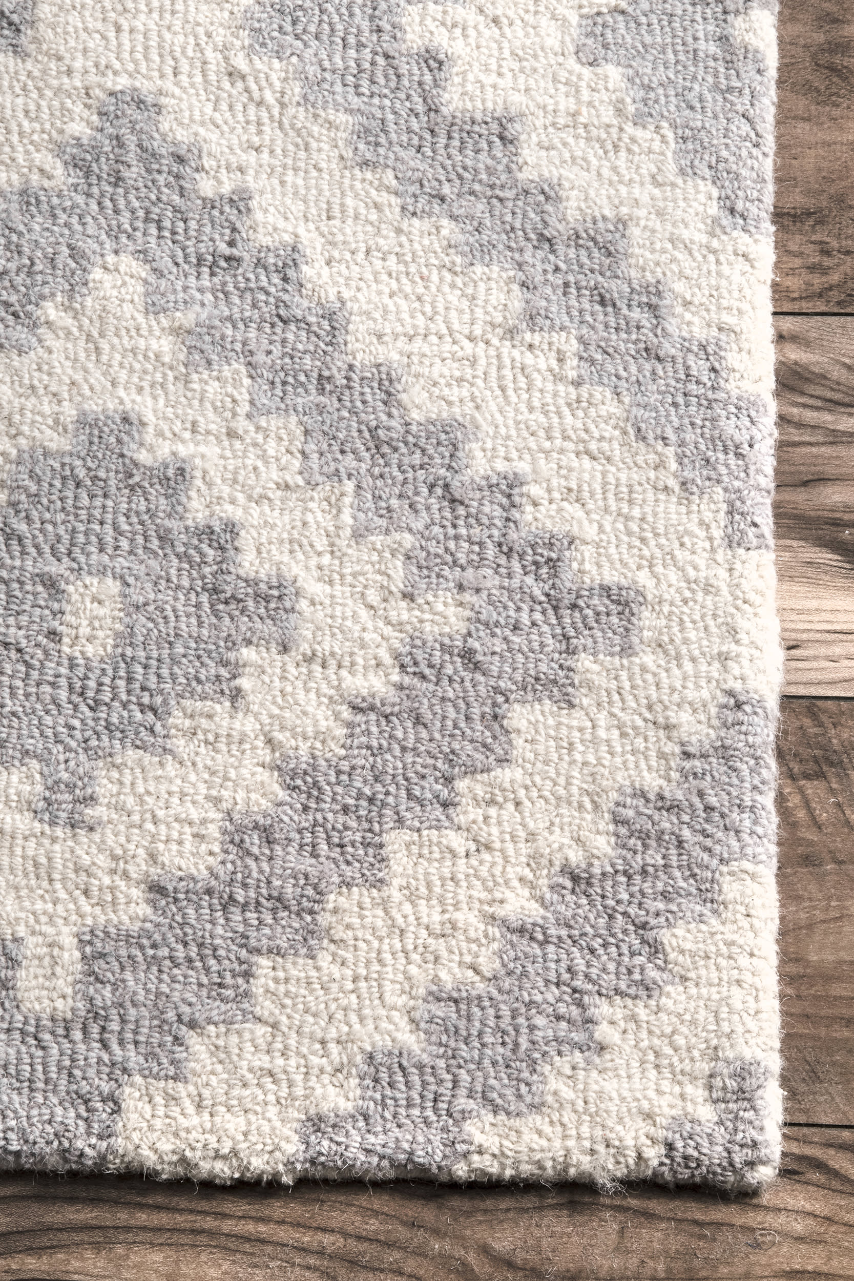 Scandinavia Diamond Rug | Light Grey - Image 3