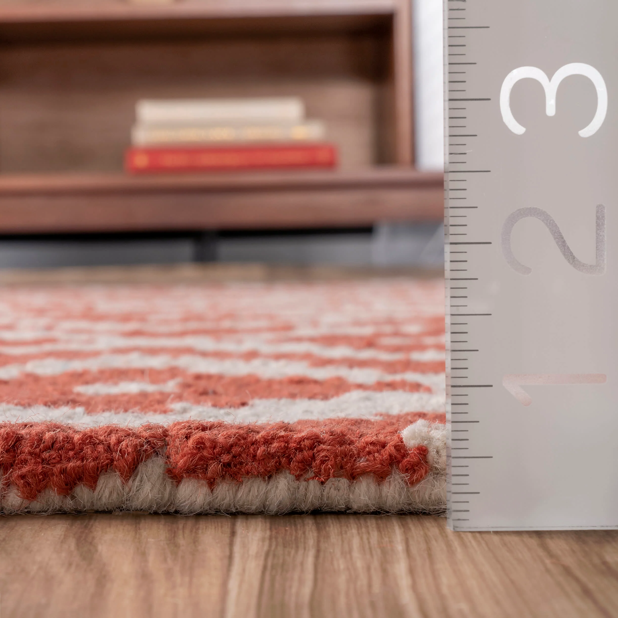 Scandinavia Diamond Rug | Rust - Image 5