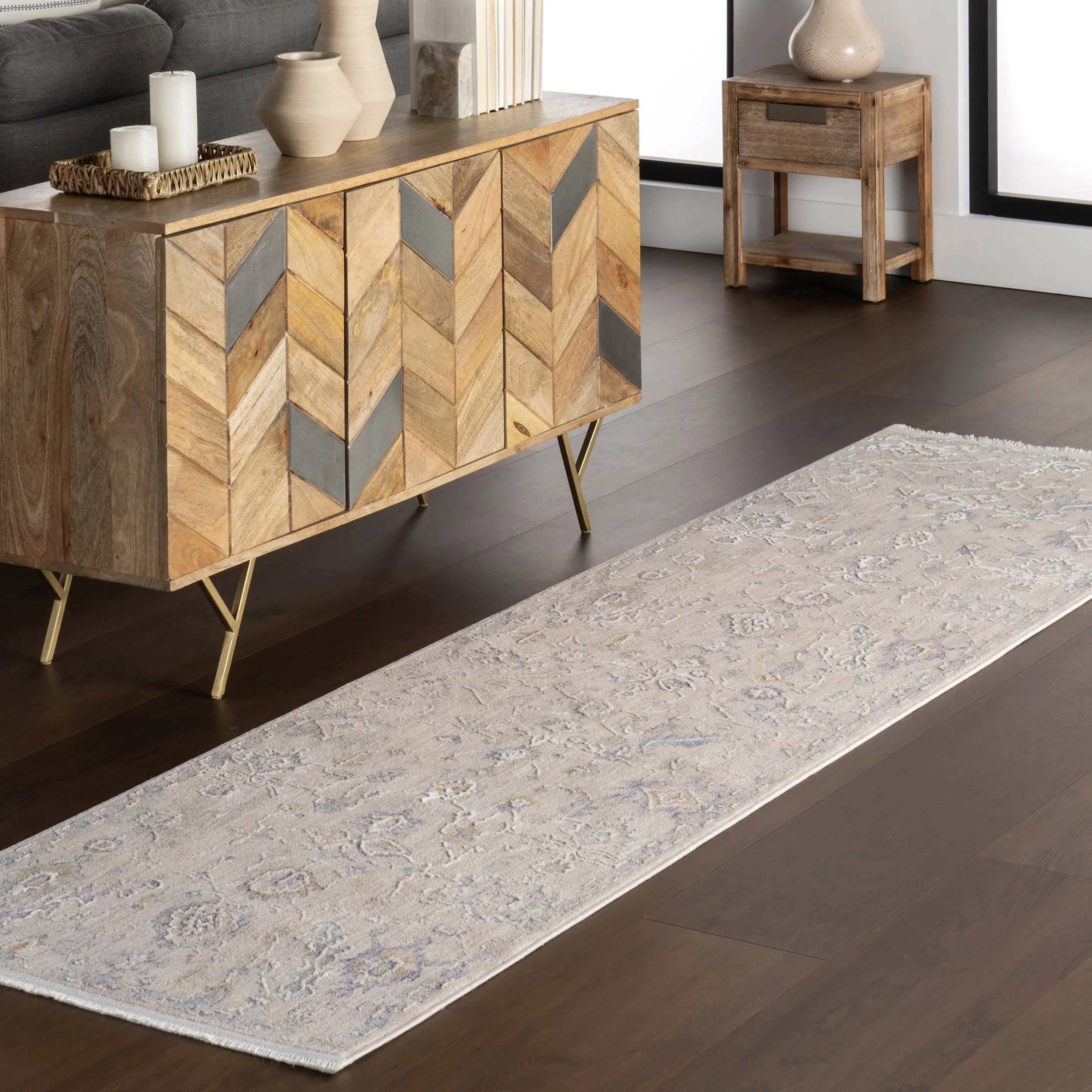 Scarlett Botanical Rug | Beige - Image 2