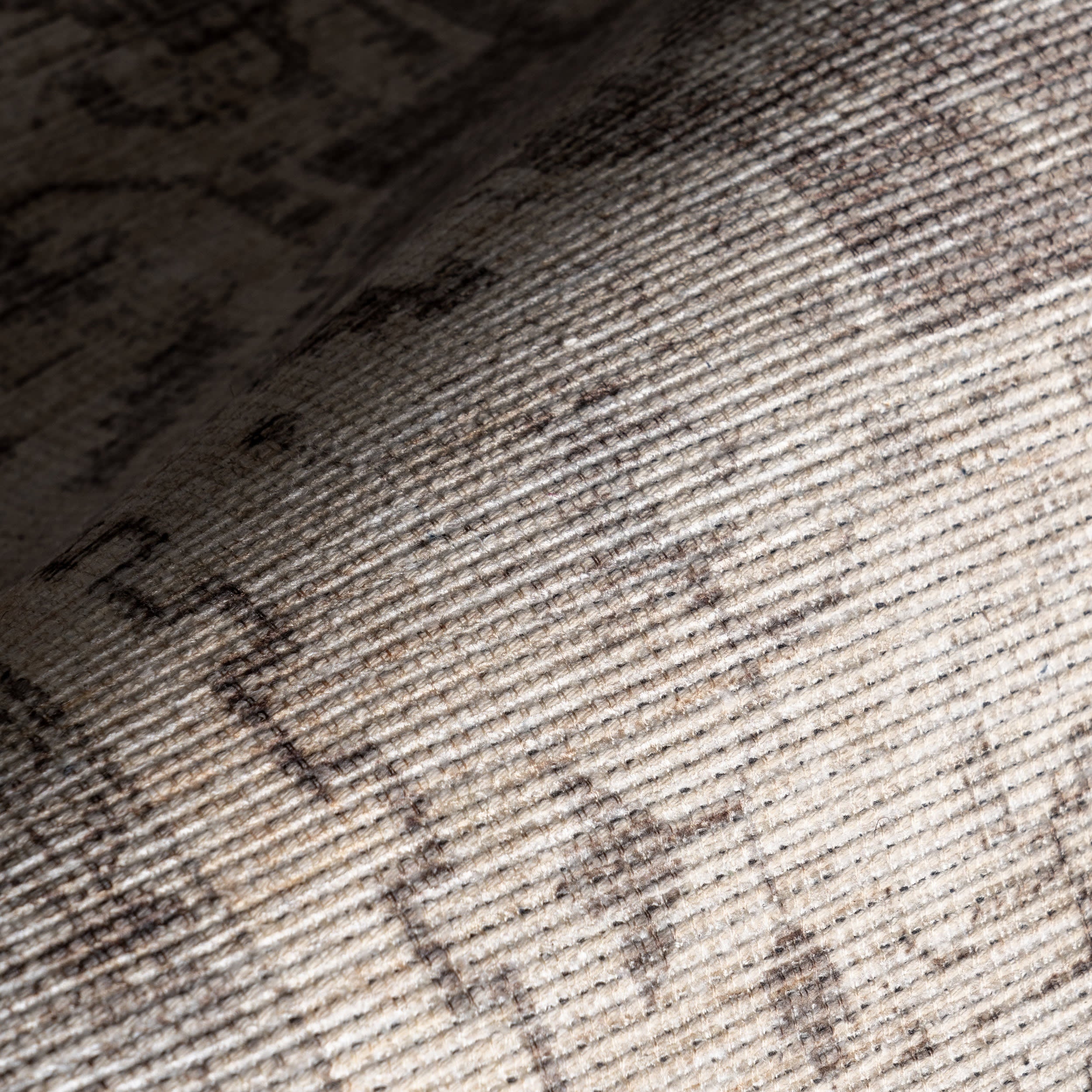 Scarlette Medallion Washable Rug | Taupe - Image 3