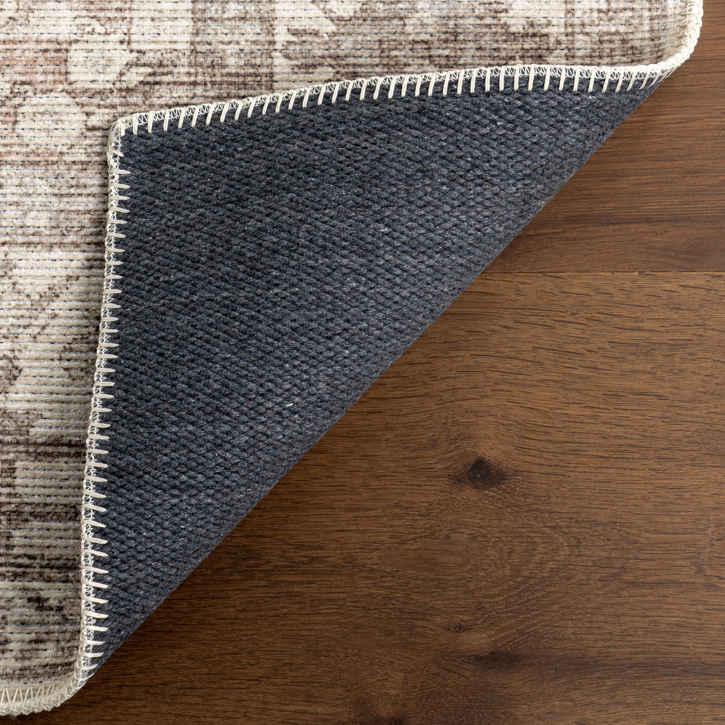 Scarlette Medallion Washable Rug | Taupe - Image 7