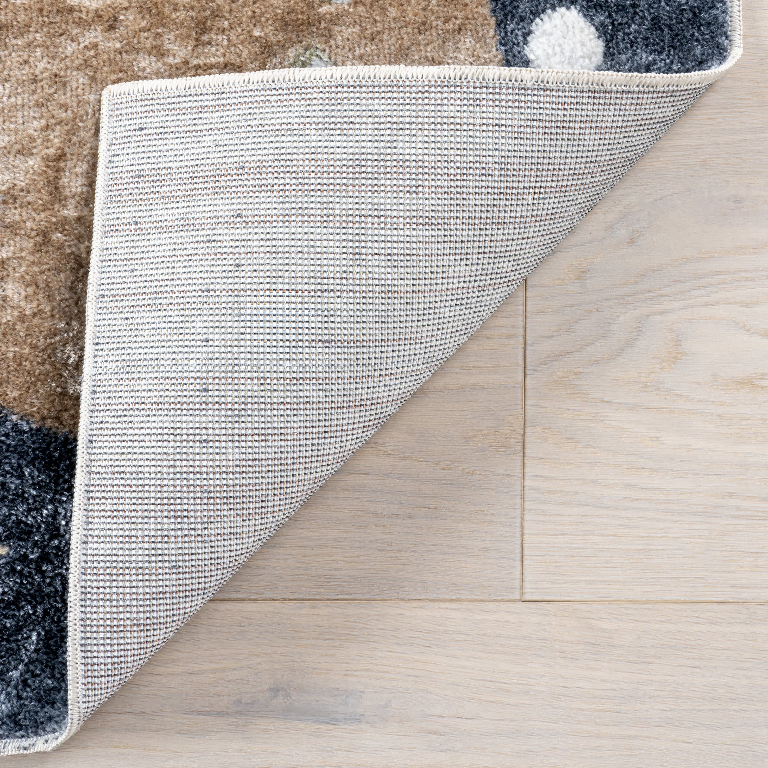 Scottie Kids Outerspace Washable Rug | Beige - Image 7