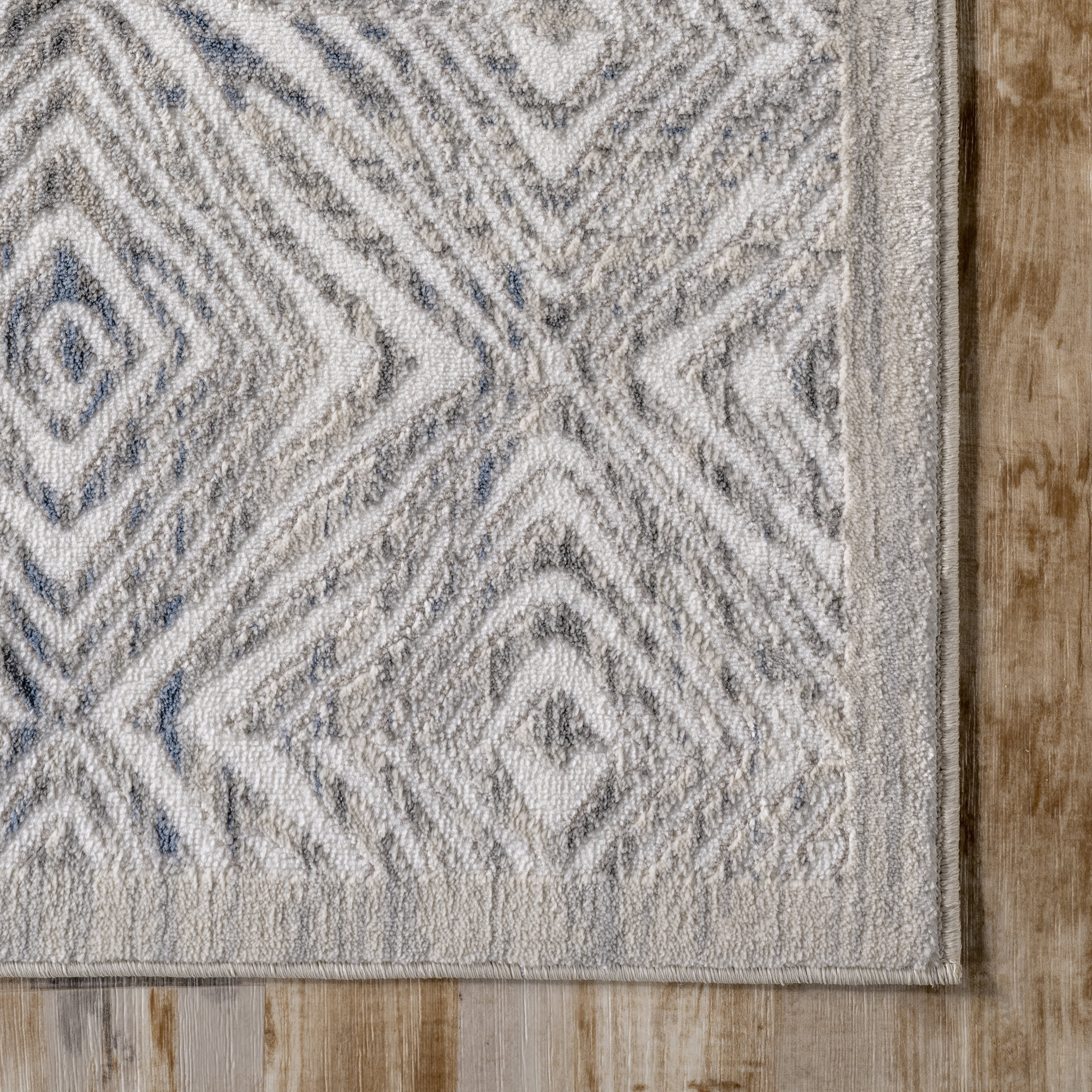 Scrolling Abstract Rug | Grey - Image 3