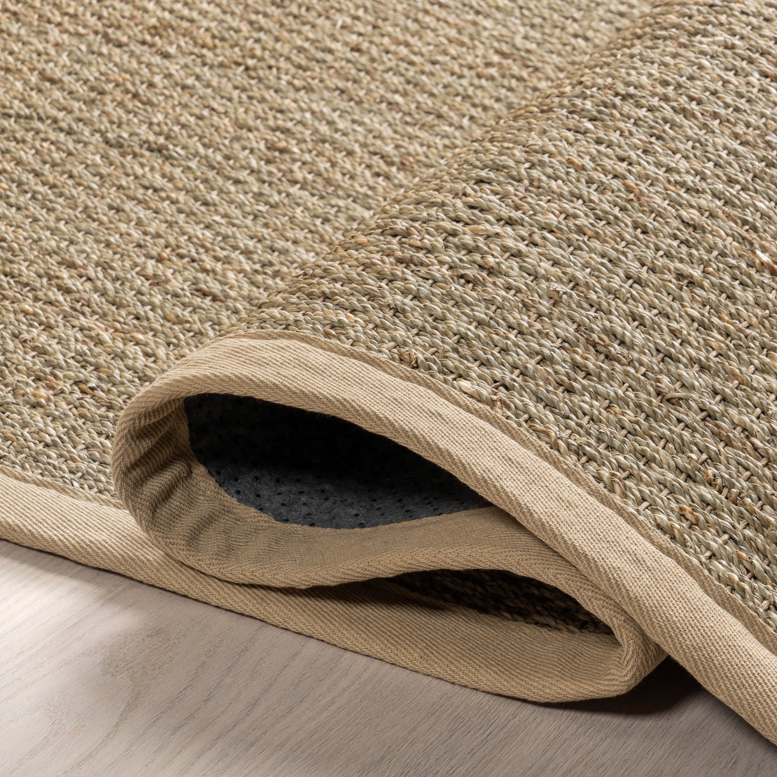 Seagrass with Border Rug | Beige - Image 12
