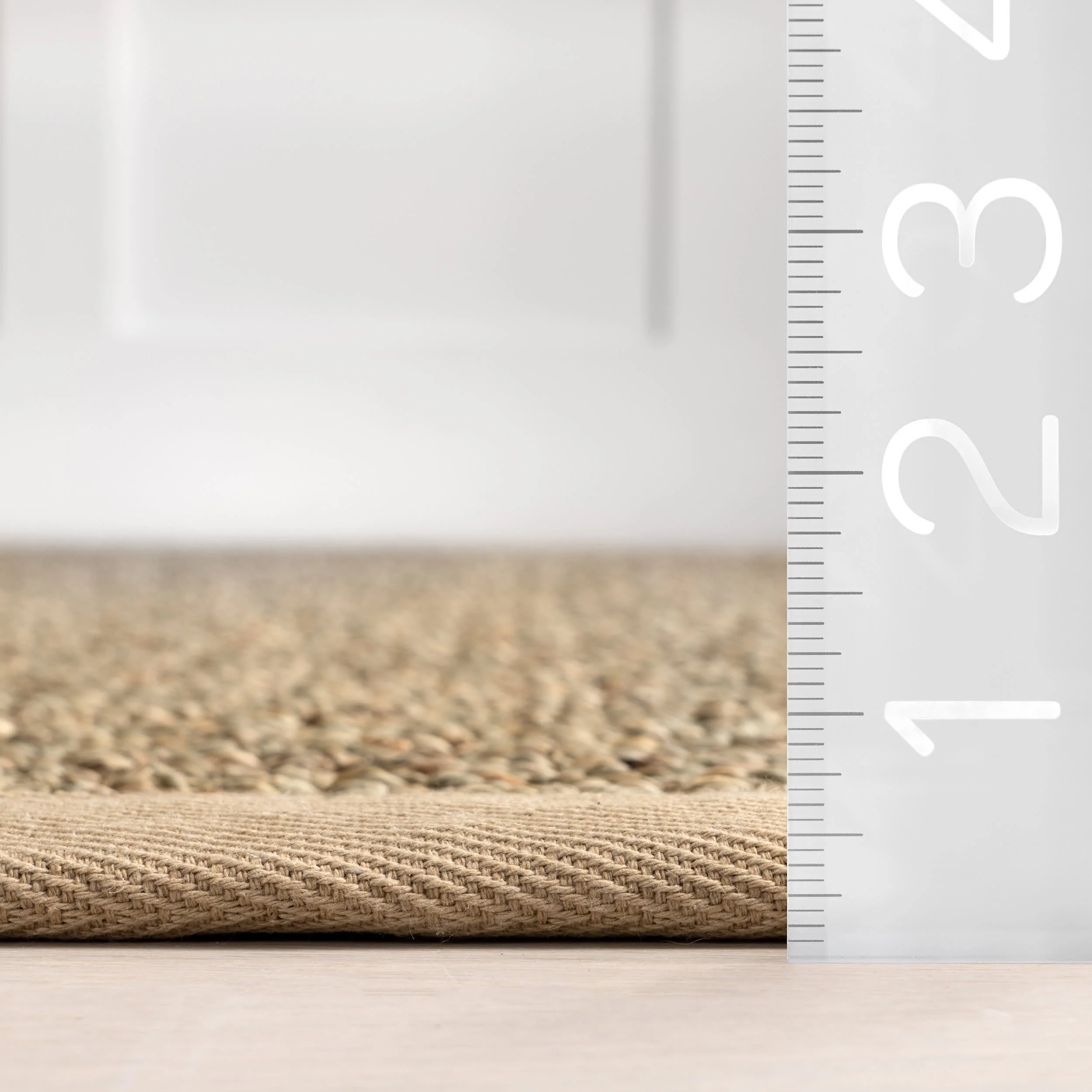 Seagrass with Border Rug | Beige - Image 6