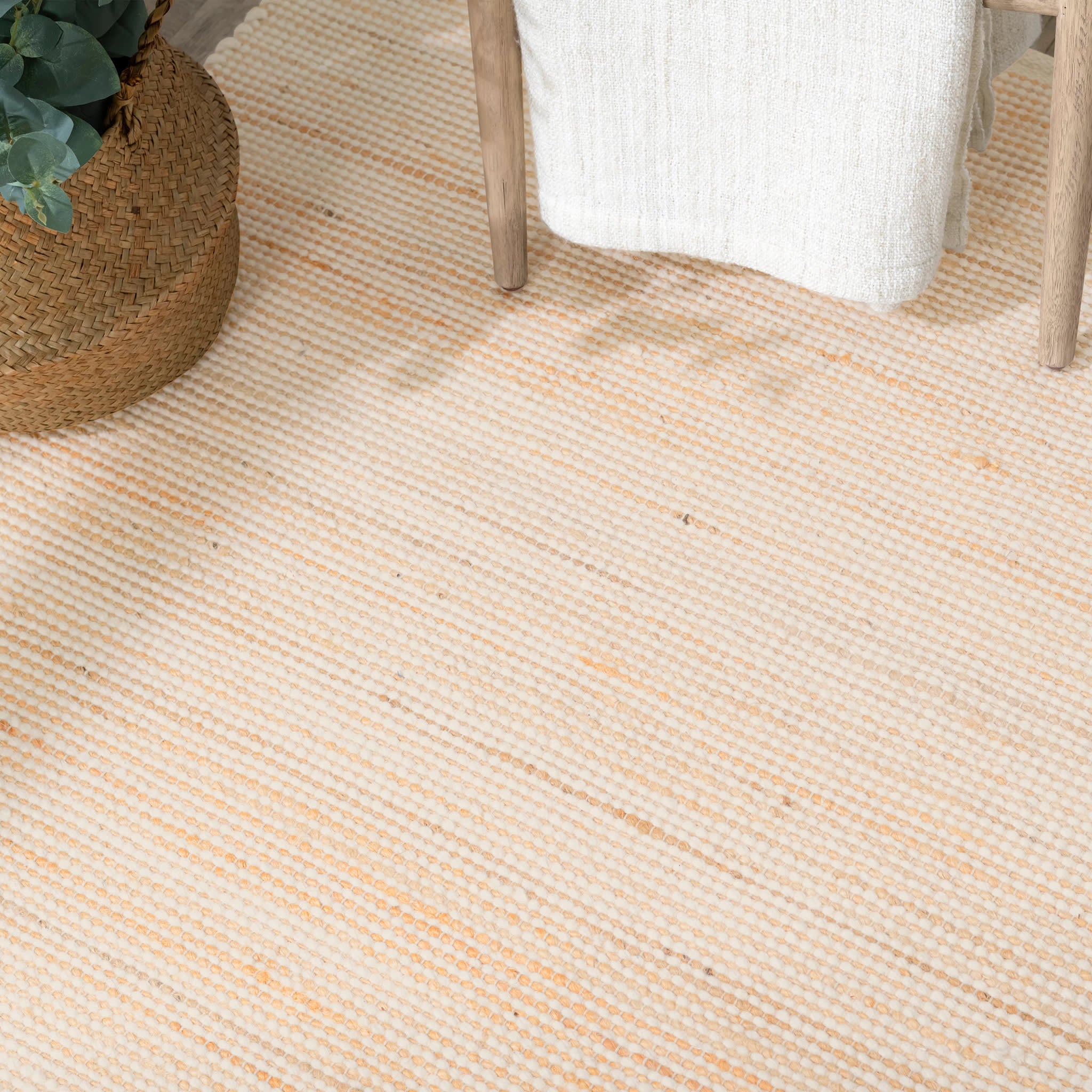 Seed Handwoven Jute Rug | Ivory/Natural - Image 3