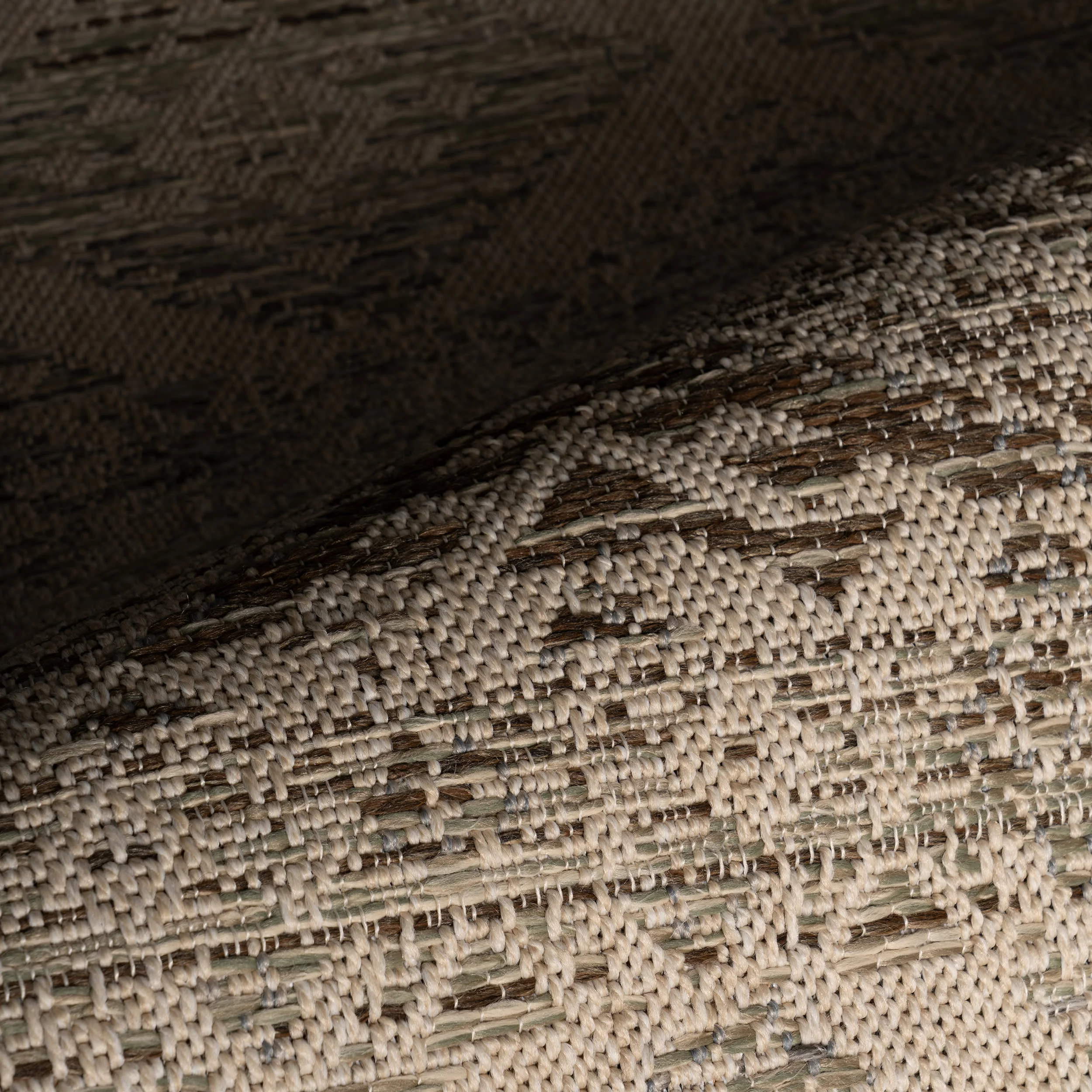 Sela Southwestern Bordered Indoor/Outdoor Rug | Sand - Image 3