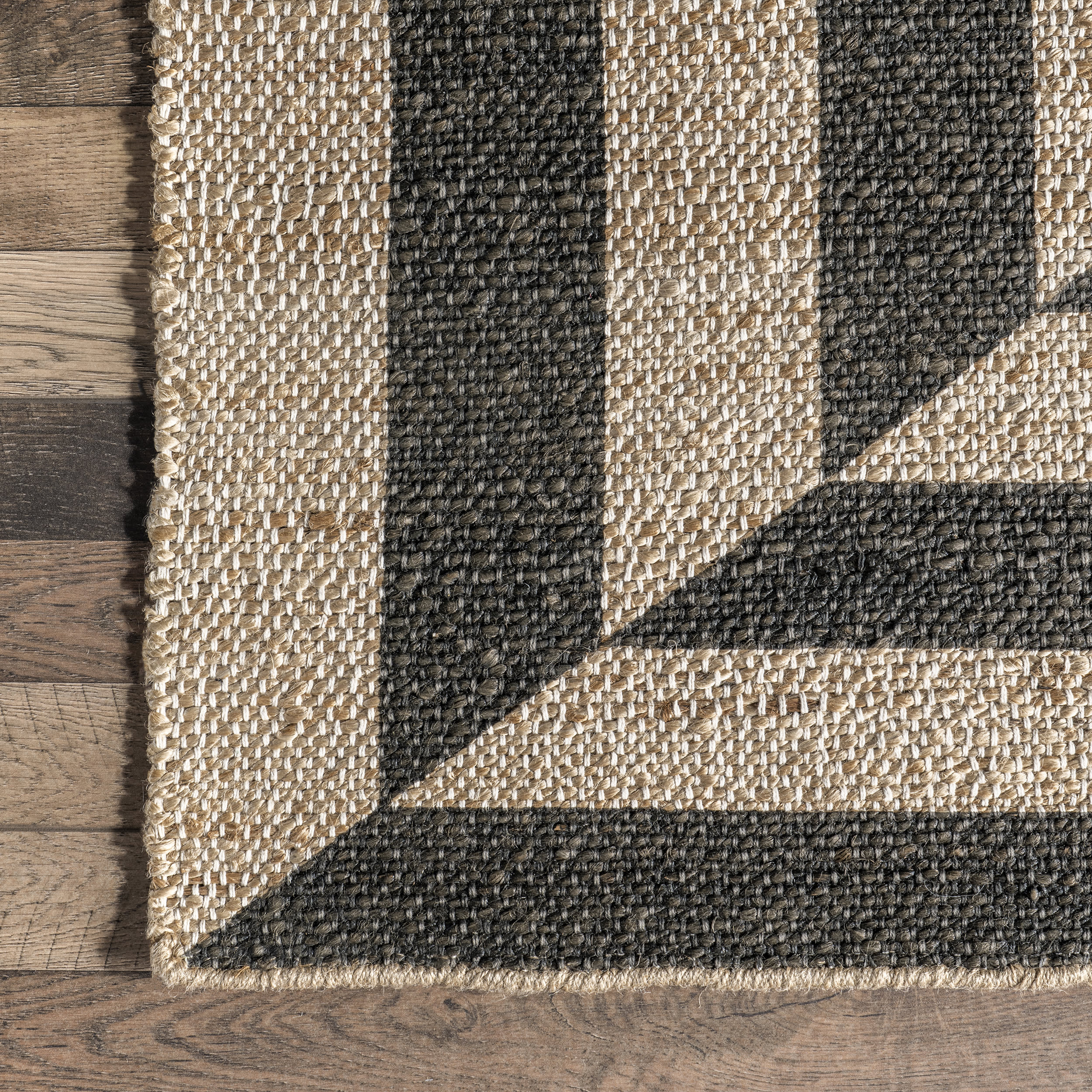 Seline Magic Abstract Rug | Dark Grey - Image 3