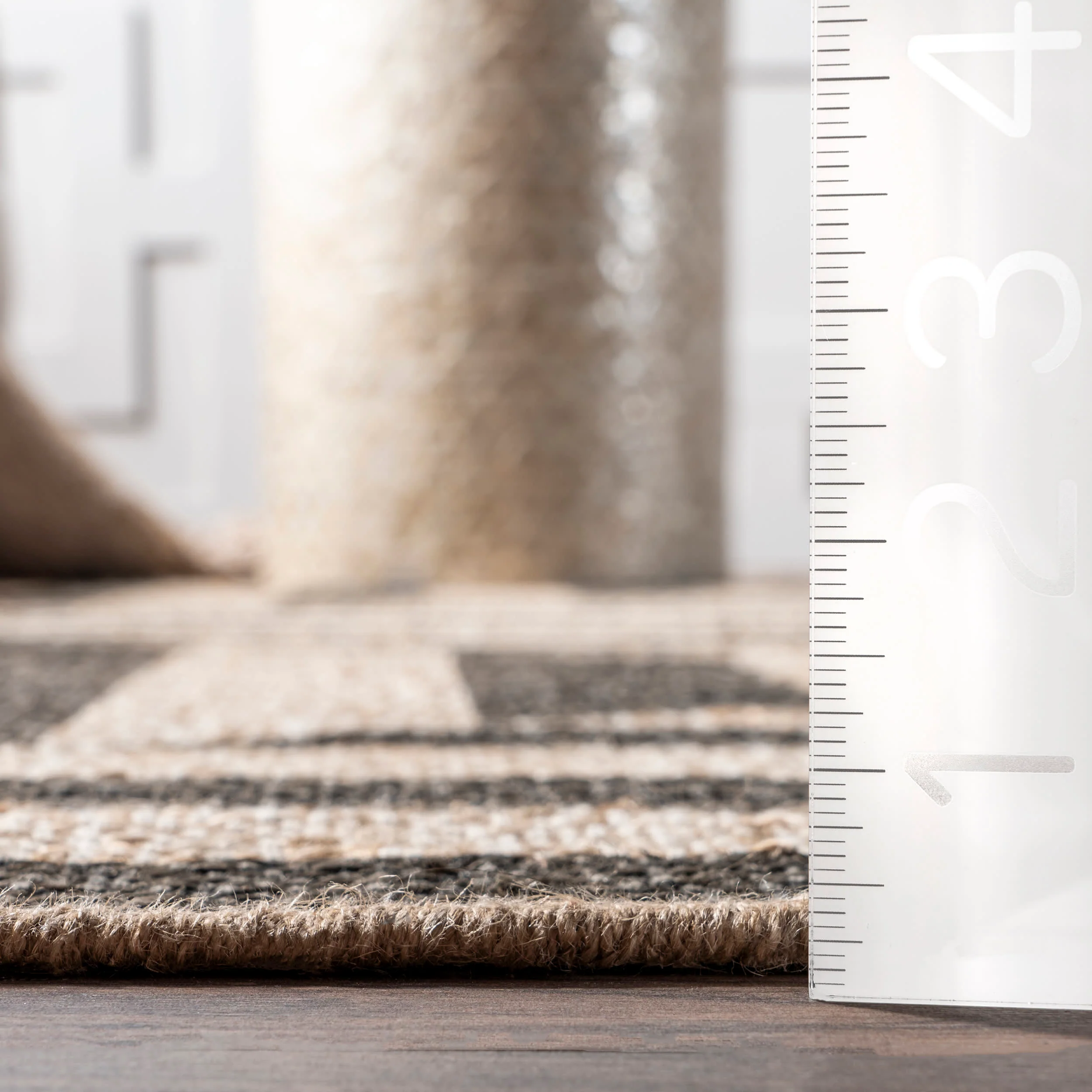 Seline Magic Abstract Rug | Dark Grey - Image 5