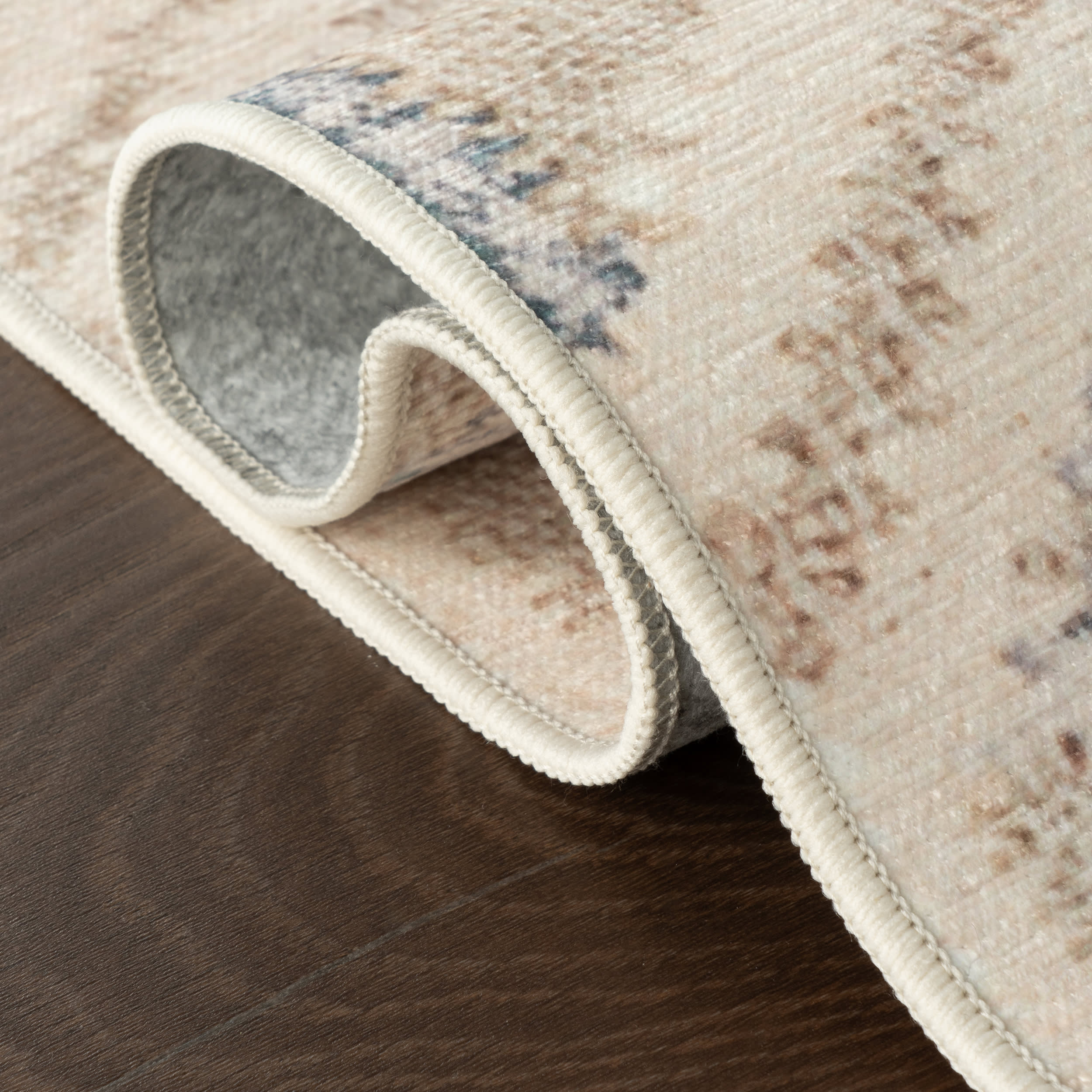 Senava Modern Geometric Washable Rug | Grey - Image 6
