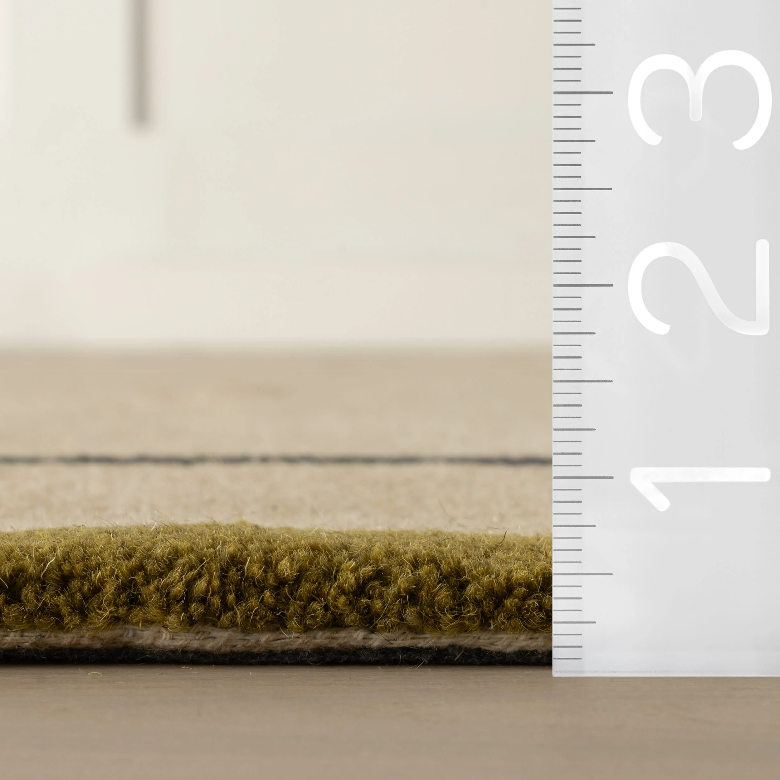 Serge Bordered Wool Rug by Nate Berkus | Tan - Image 6