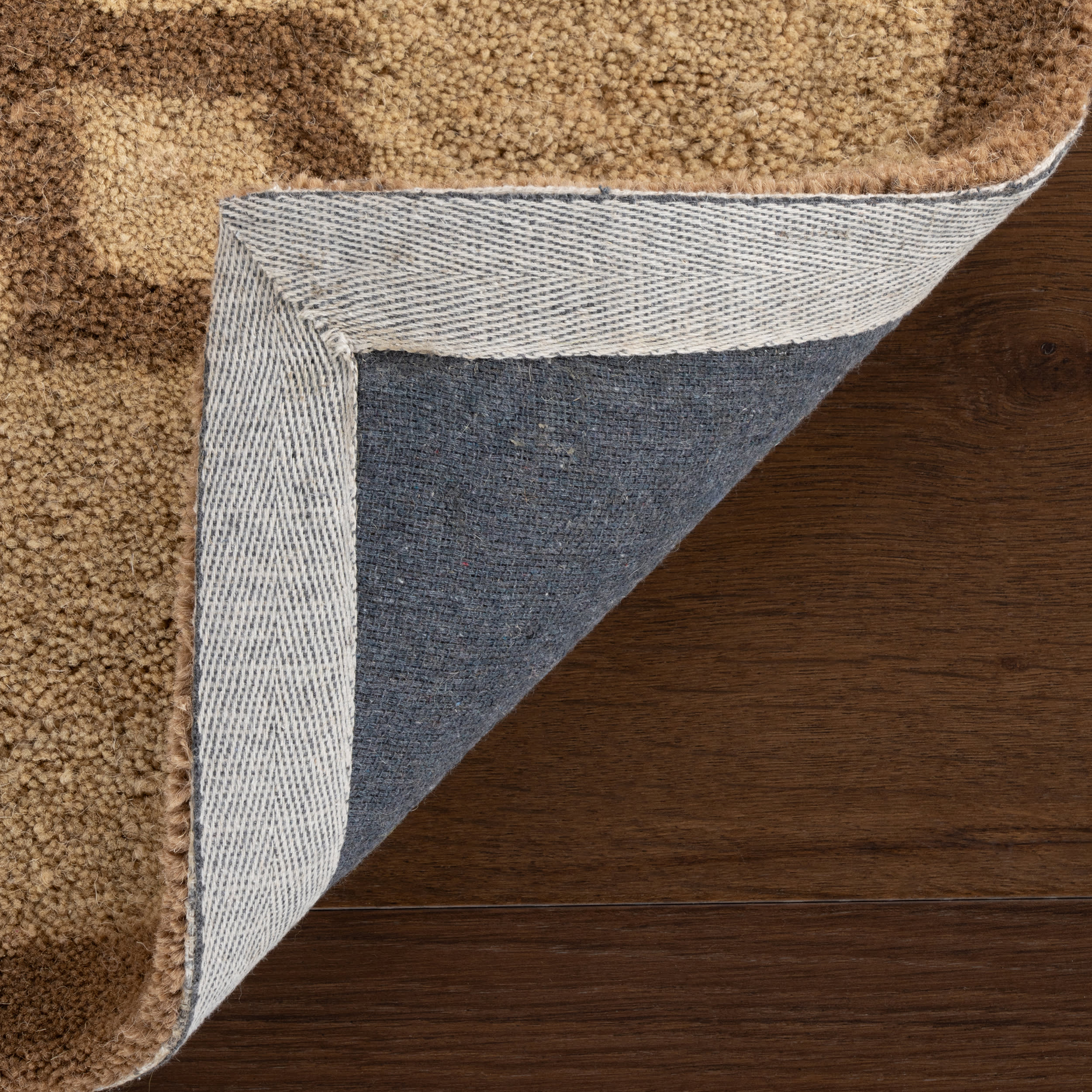 Serge Bordered Wool Rug by Nate Berkus | Brown - Image 5