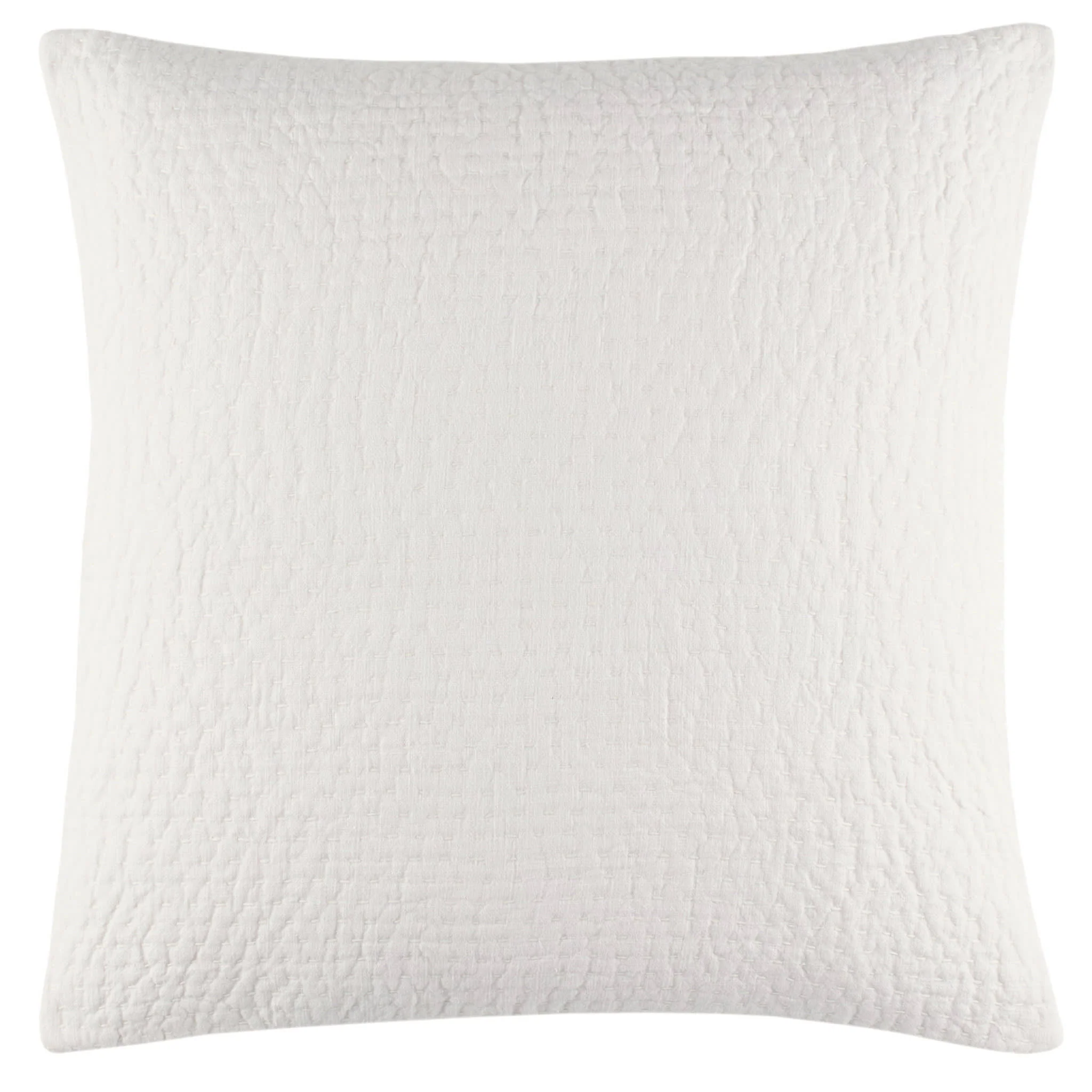 Seychelles quilted sham | Dove White - Image 2