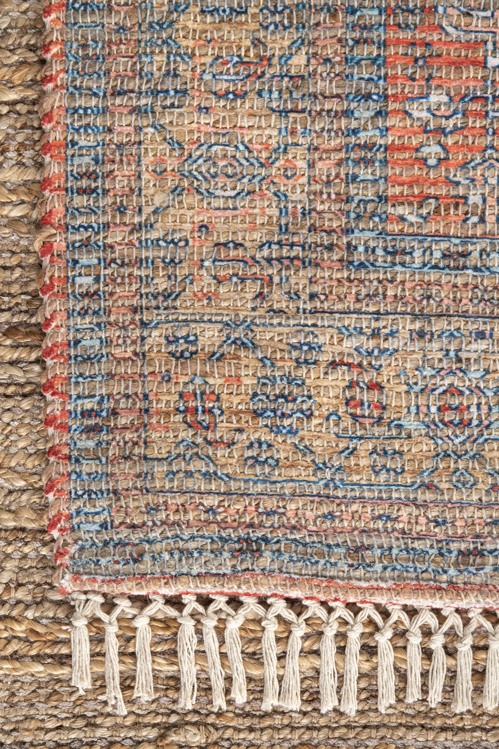 Shaded Garden Tassel Rug | Multicolor - Image 3