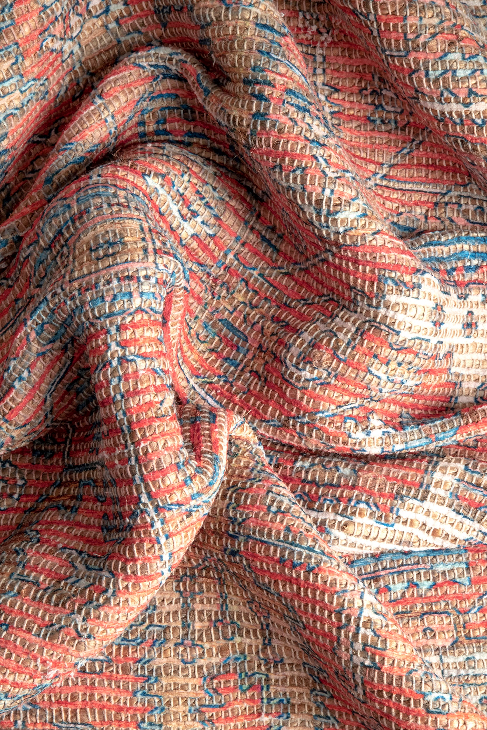 Shaded Garden Tassel Rug | Multicolor - Image 4