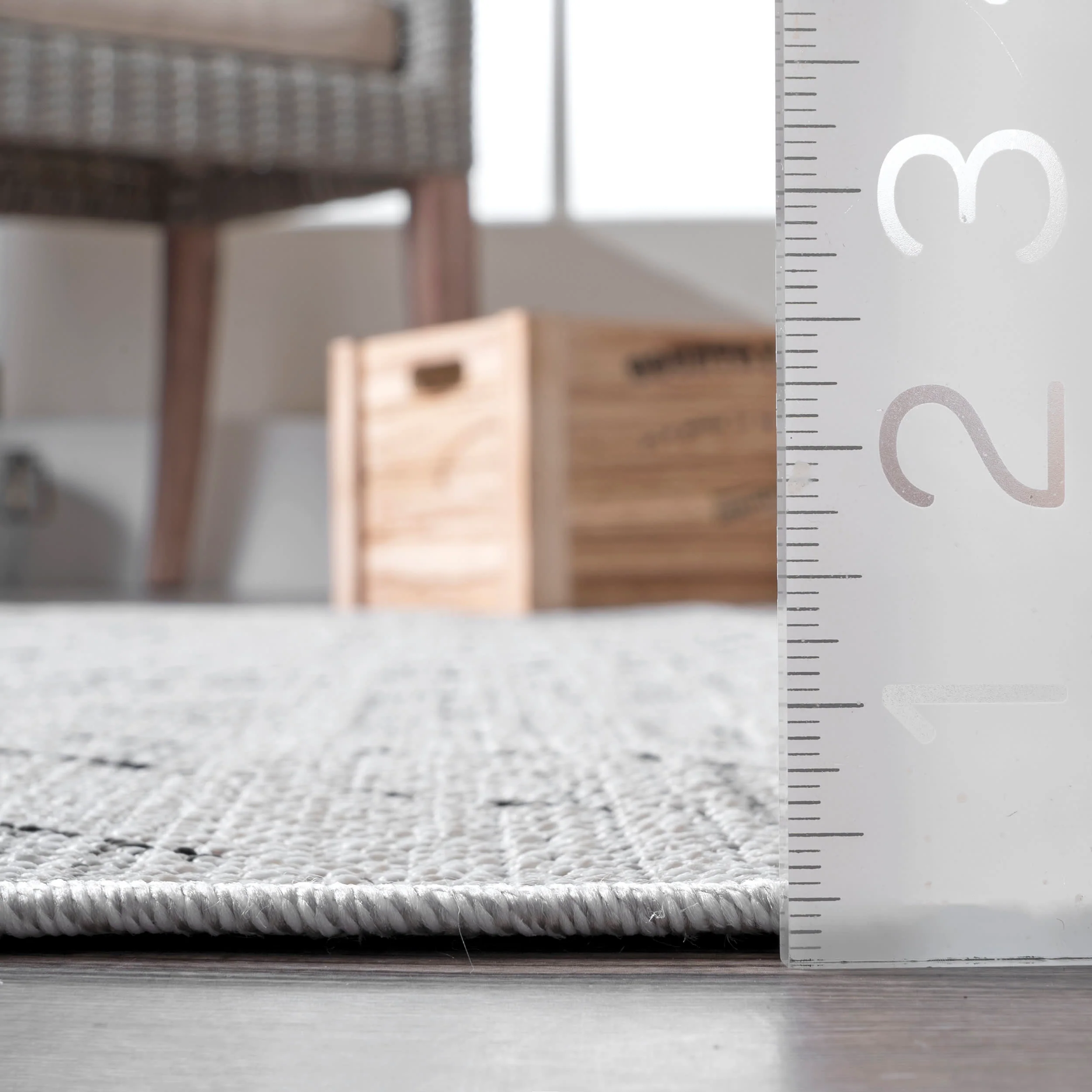 Shaded La Fiorentina Indoor/Outdoor Rug | Grey - Image 5