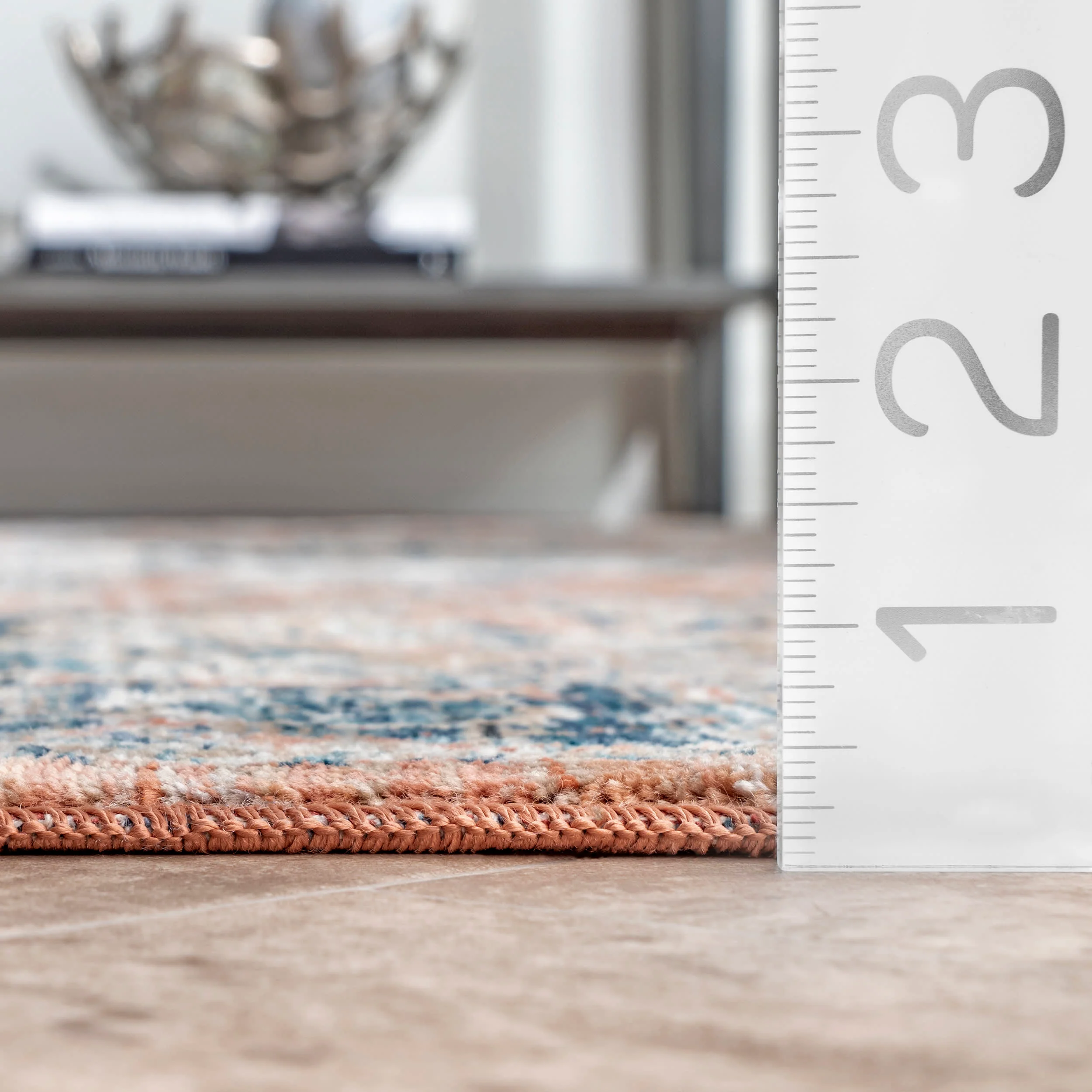 Shaded Snowflakes Rug | Beige - Image 5