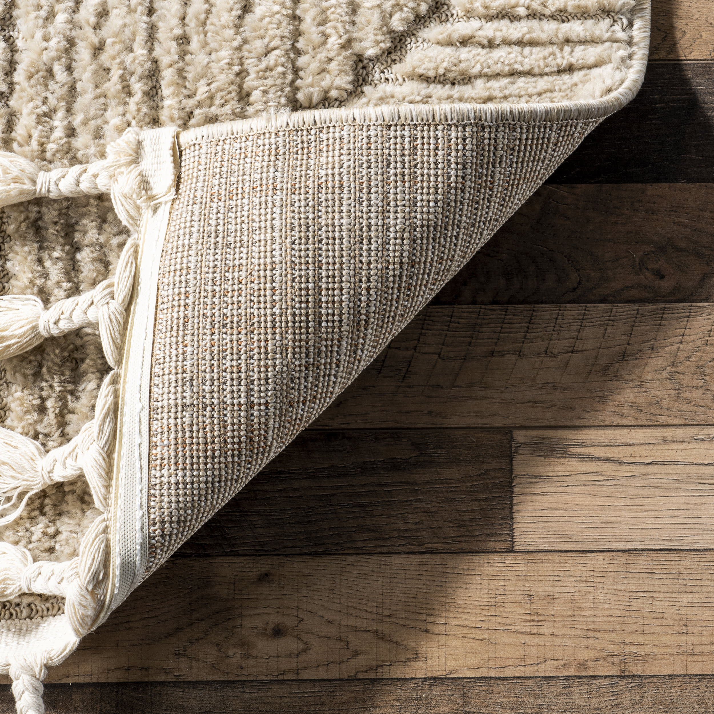 Shafali Tiled Trellis Rug | Beige - Image 7