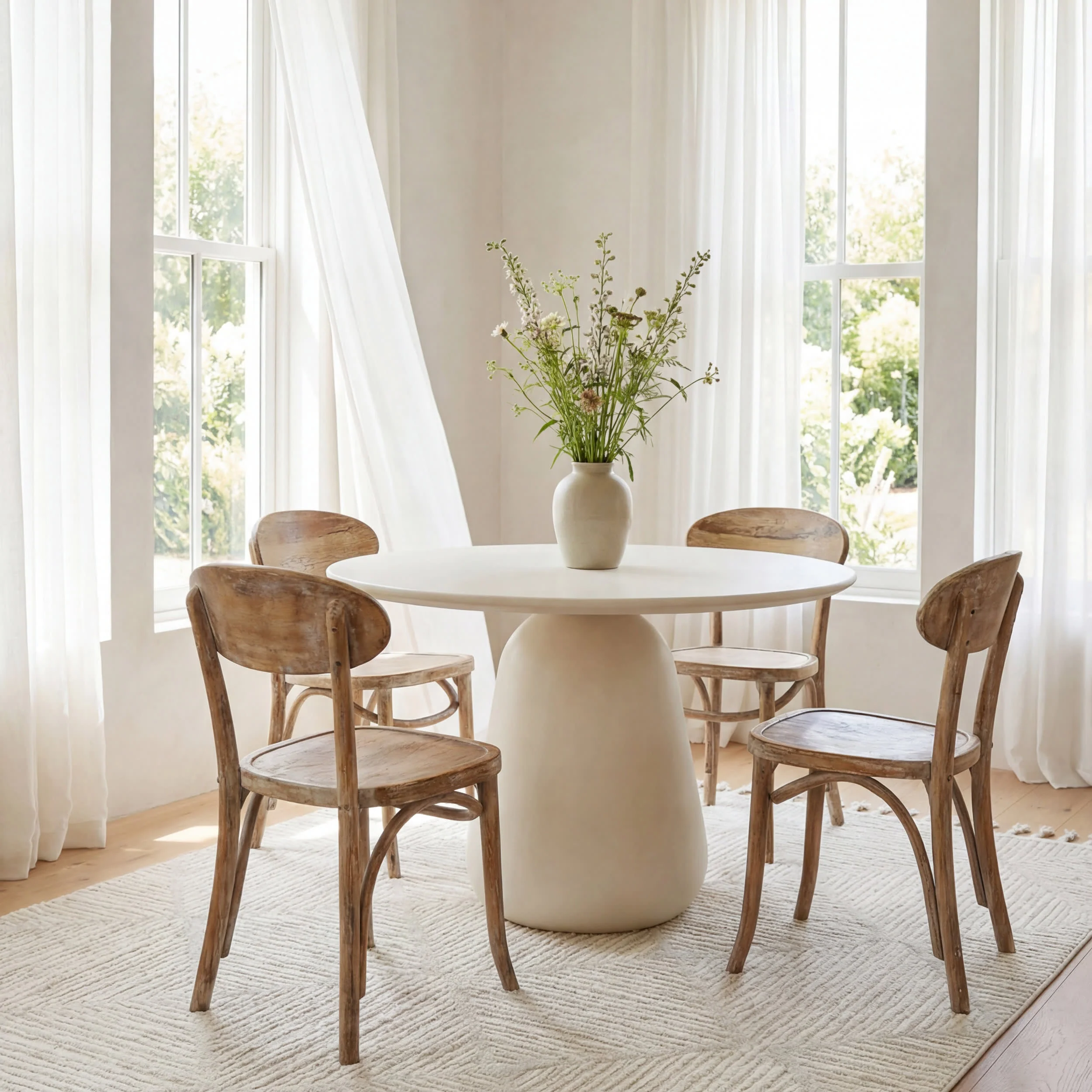 Shafali Tiled Trellis Rug | Cream - Image 6
