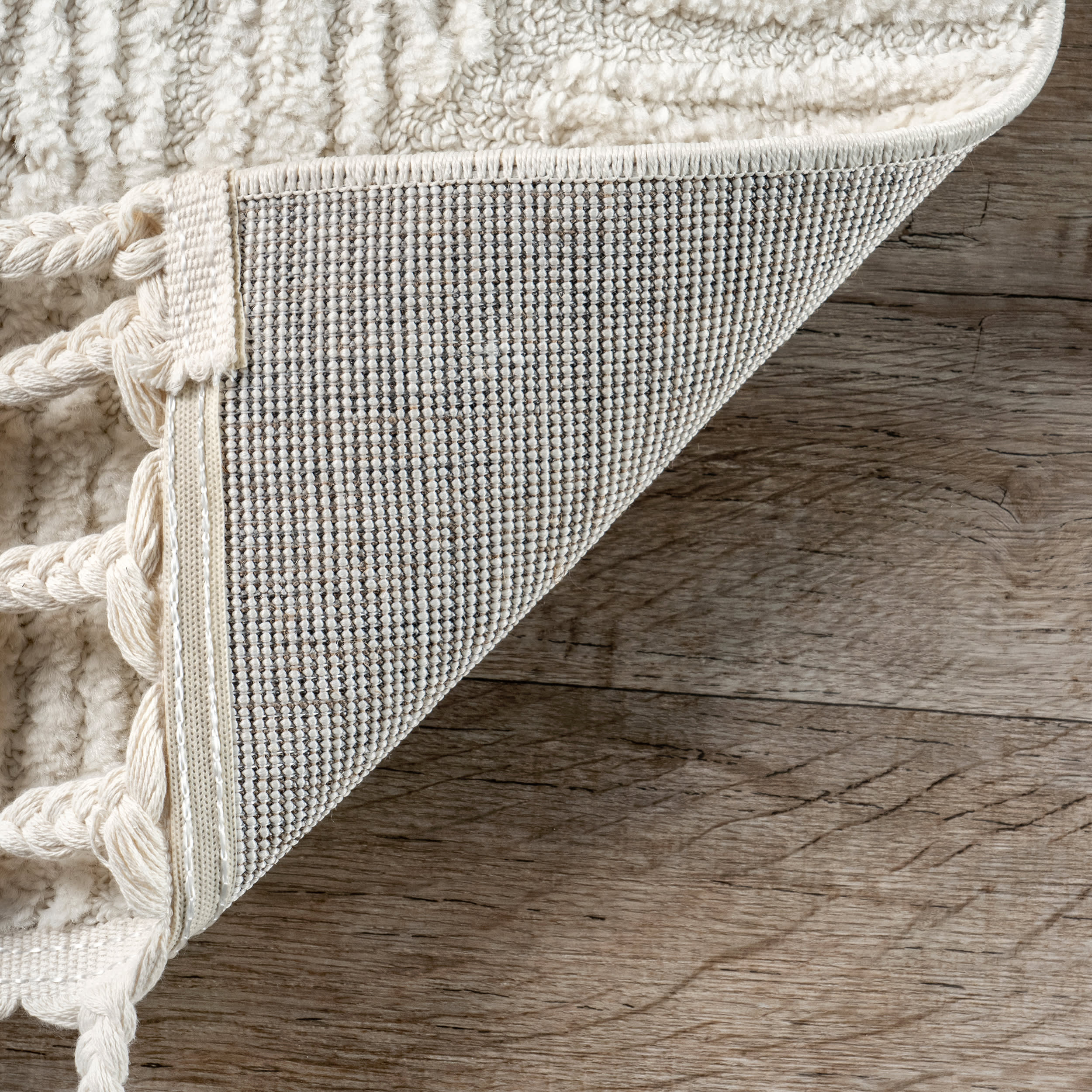 Shafali Tiled Trellis Rug | Cream - Image 7