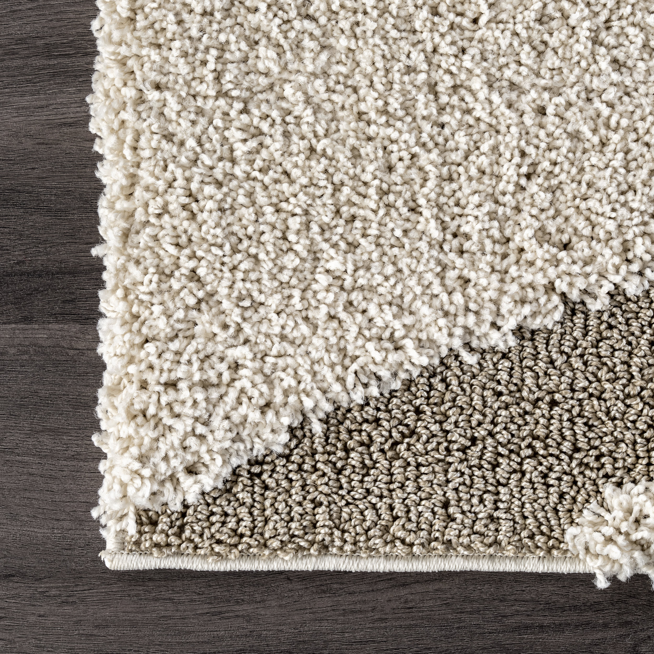 Shaggy Curves Rug | Cream - Image 3