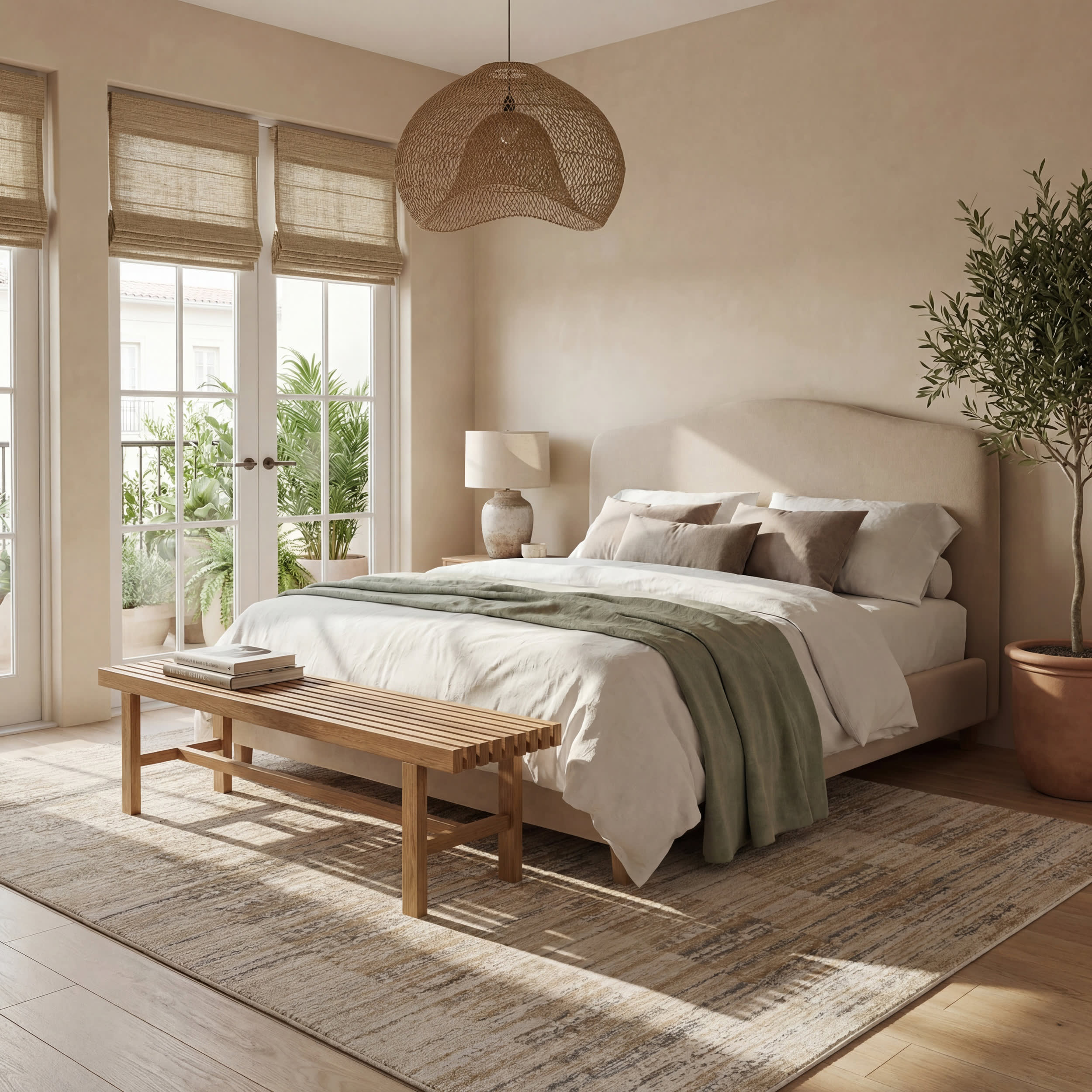 Sharya Modern Southwestern Rug | Brown - Image 10