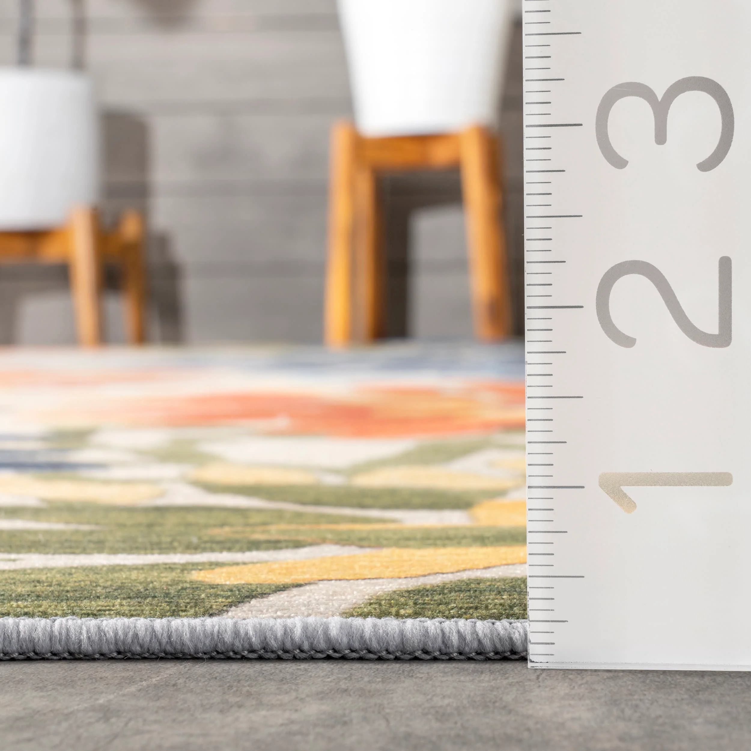 Shay Garden Washable Indoor/Outdoor Rug | Multicolor - Image 5