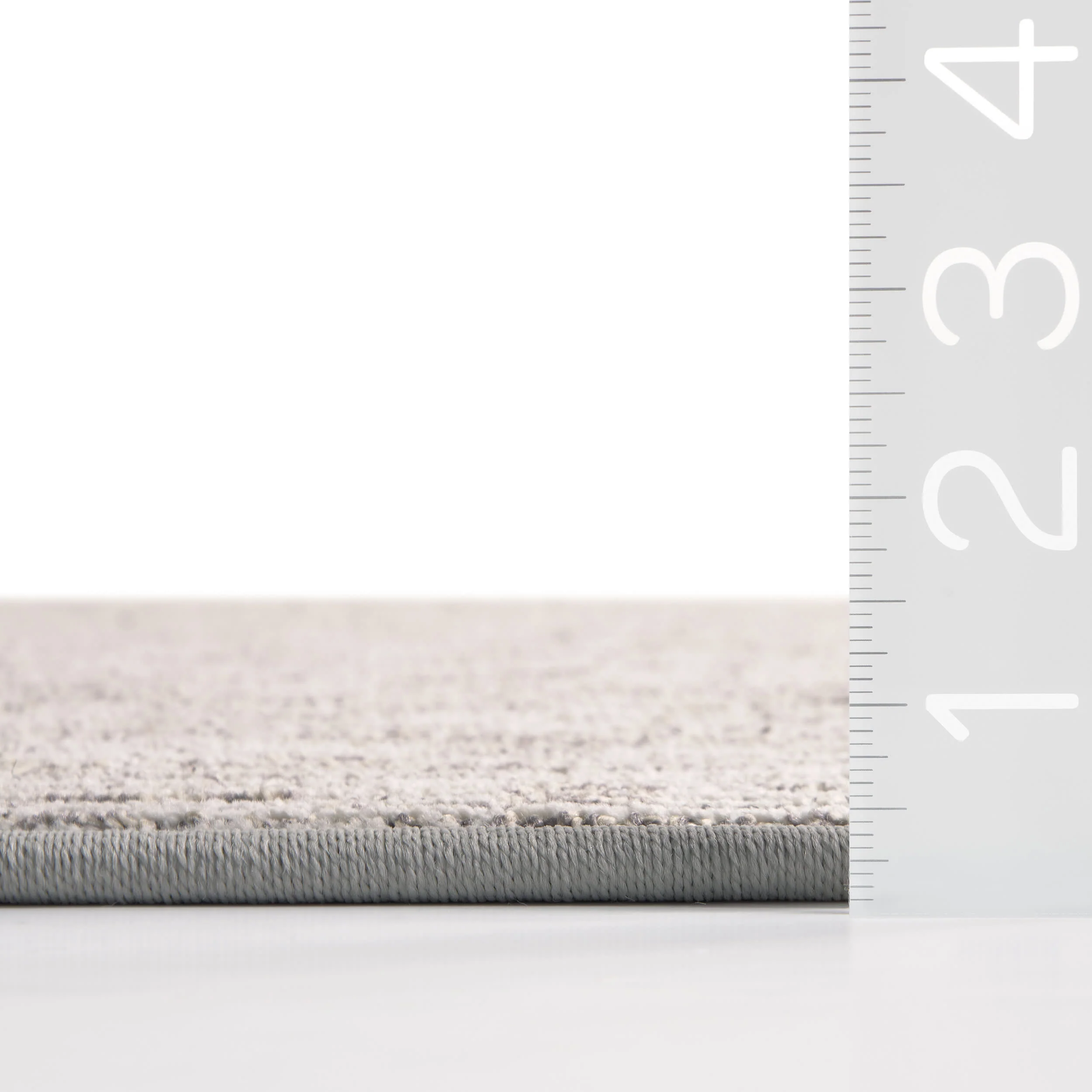 Shearwater Ridged Custom Rug | Light Grey - Image 3