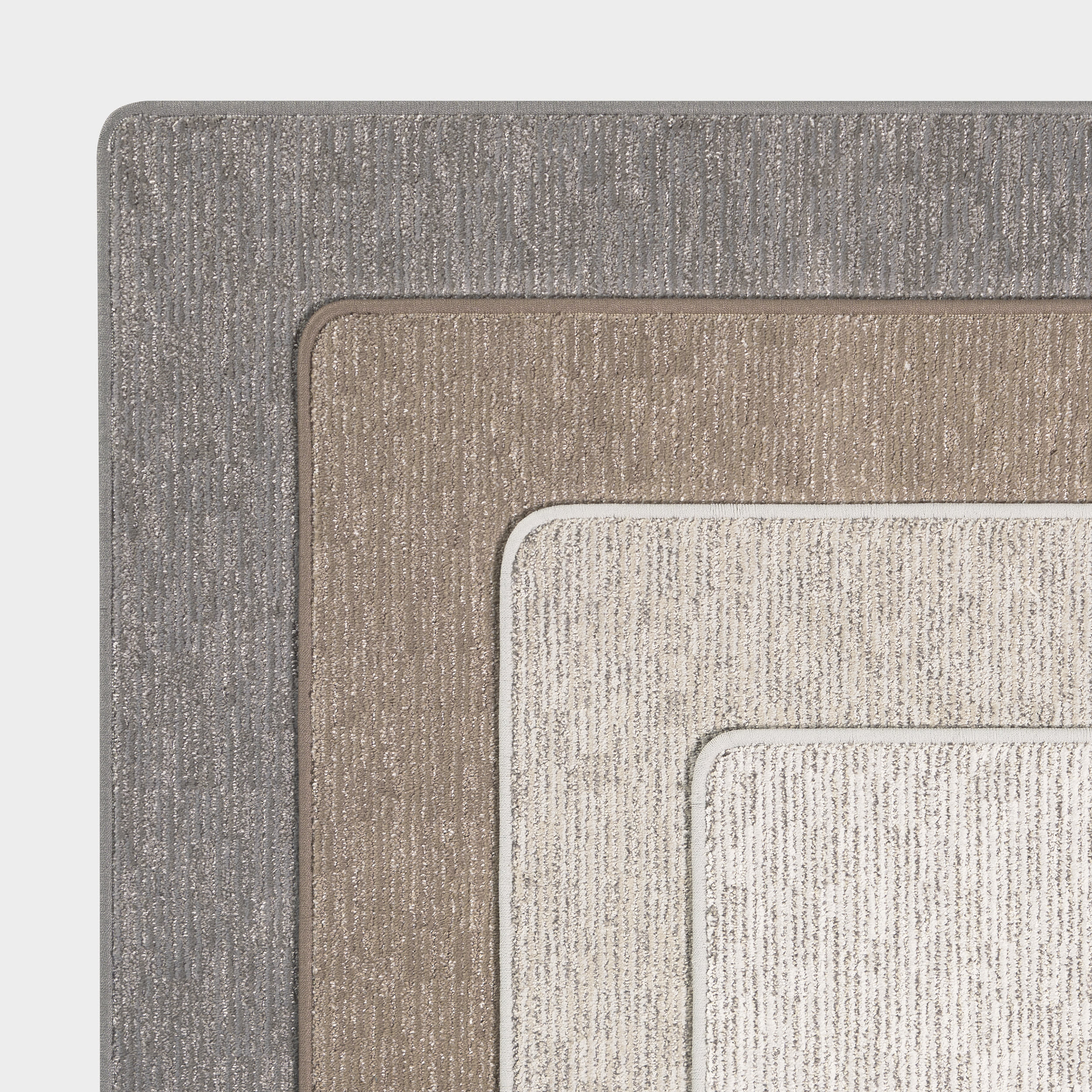 Shearwater Ridged Custom Rug | Light Grey - Image 5