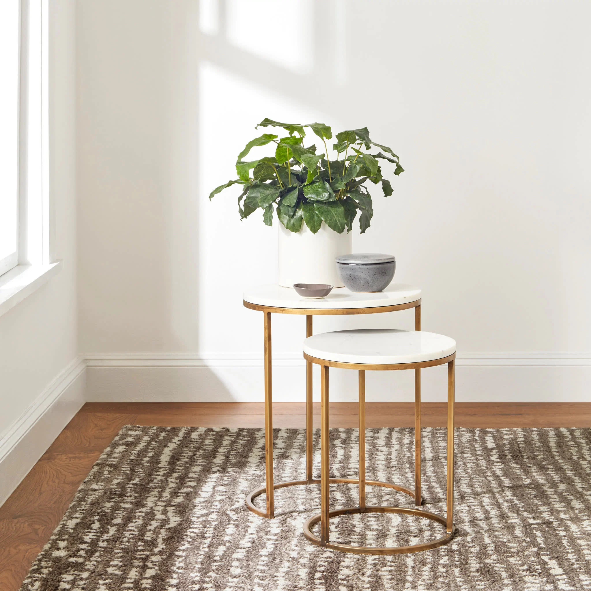 Shepherd Hand Knotted Wool Rug | Grey - Image 2
