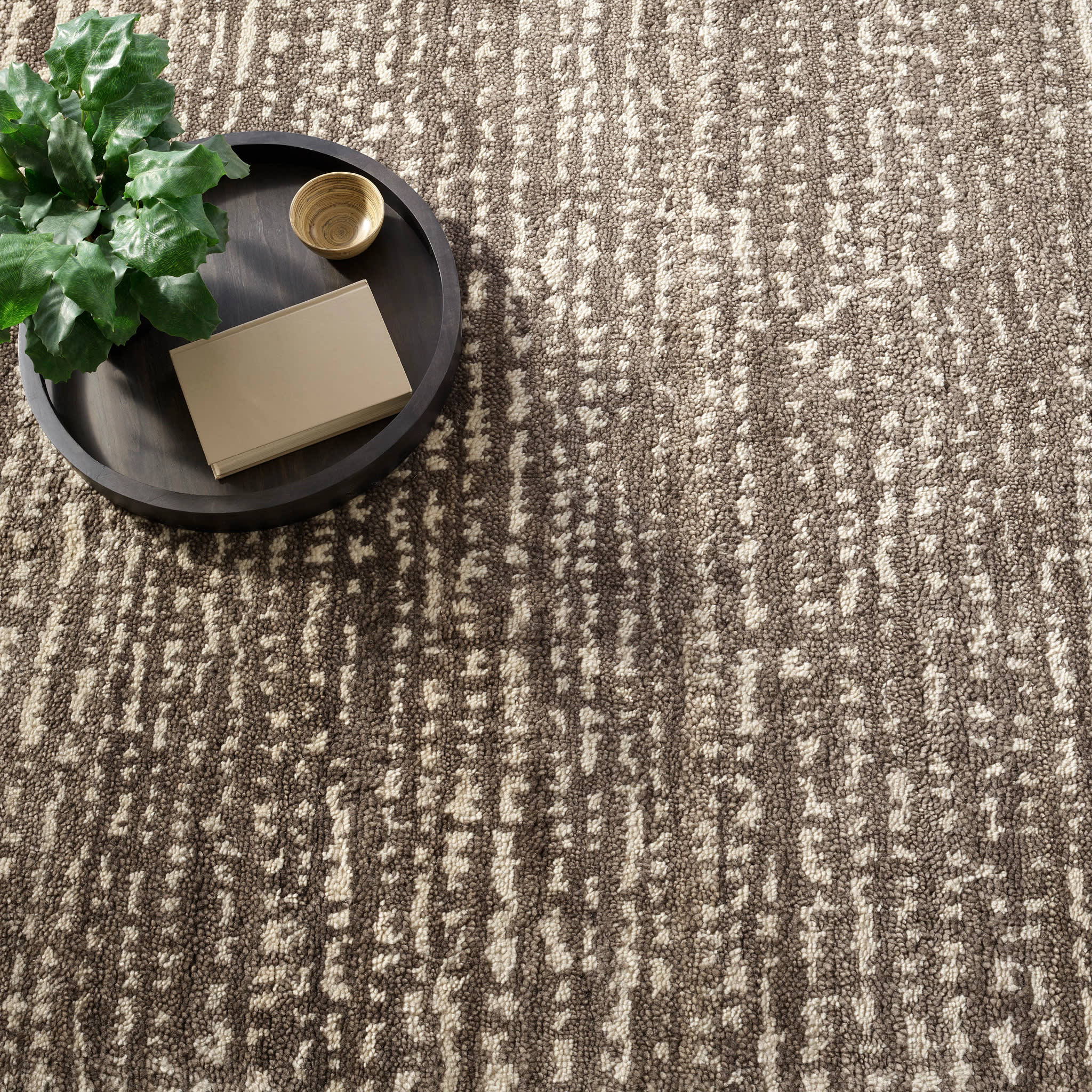 Shepherd Hand Knotted Wool Rug | Grey - Image 3