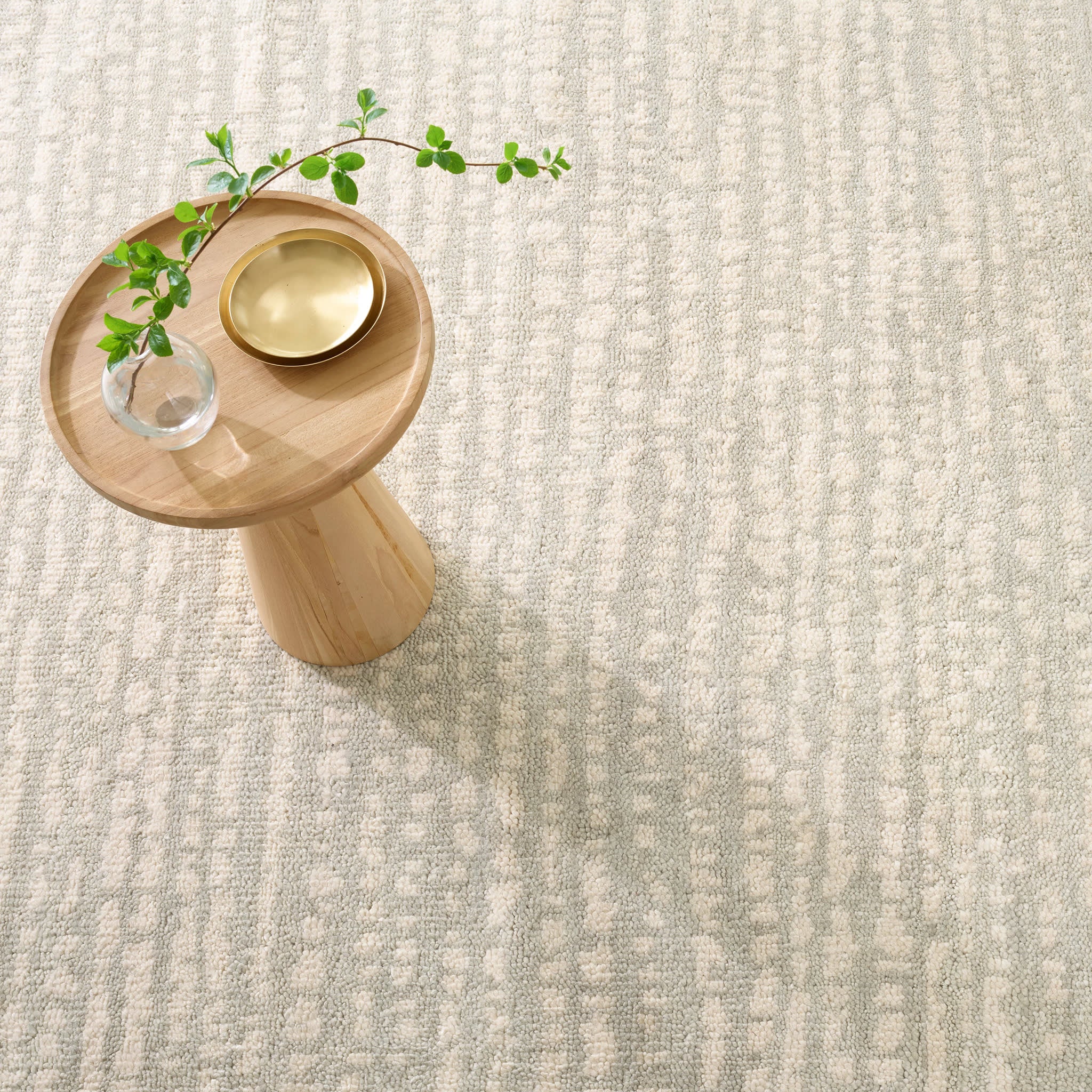 Shepherd Hand Knotted Wool Rug | Oatmeal - Image 3