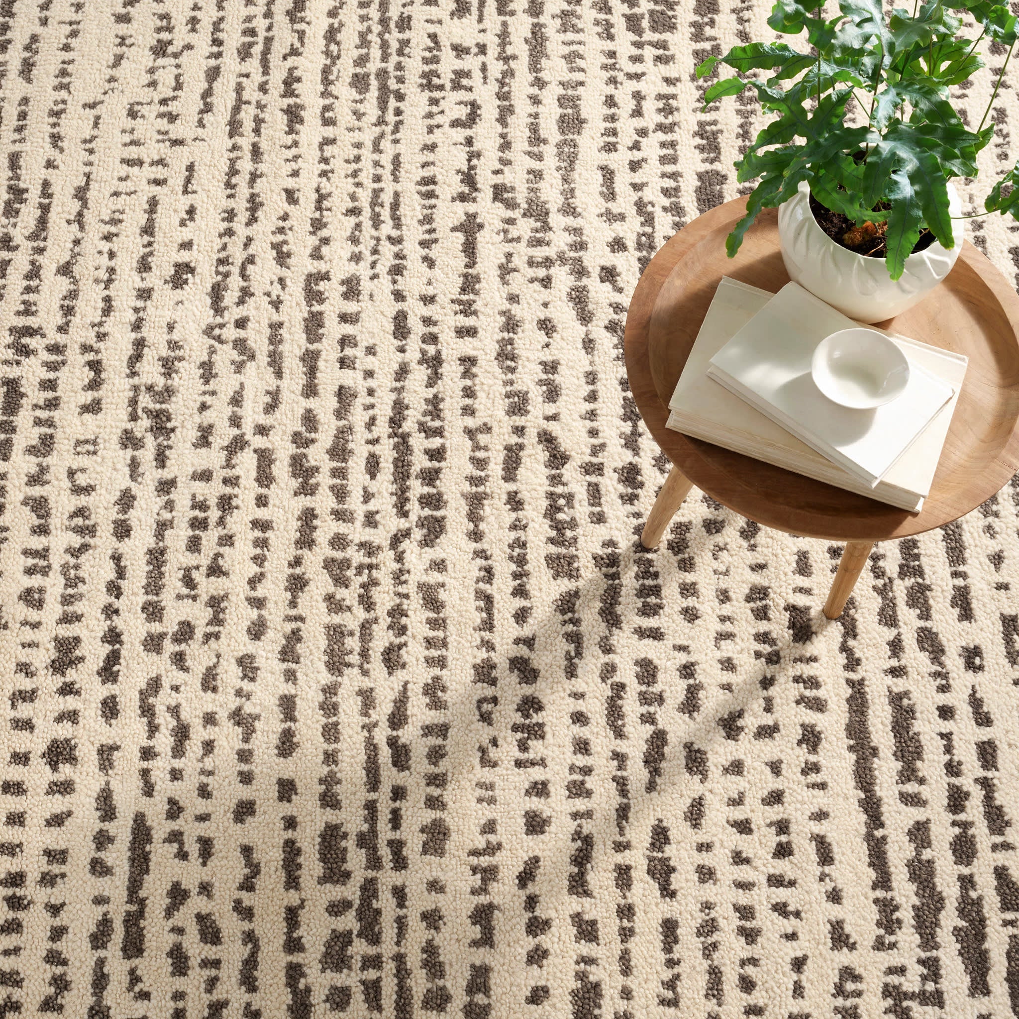 Shepherd Hand Knotted Wool Rug | Pebble - Image 3