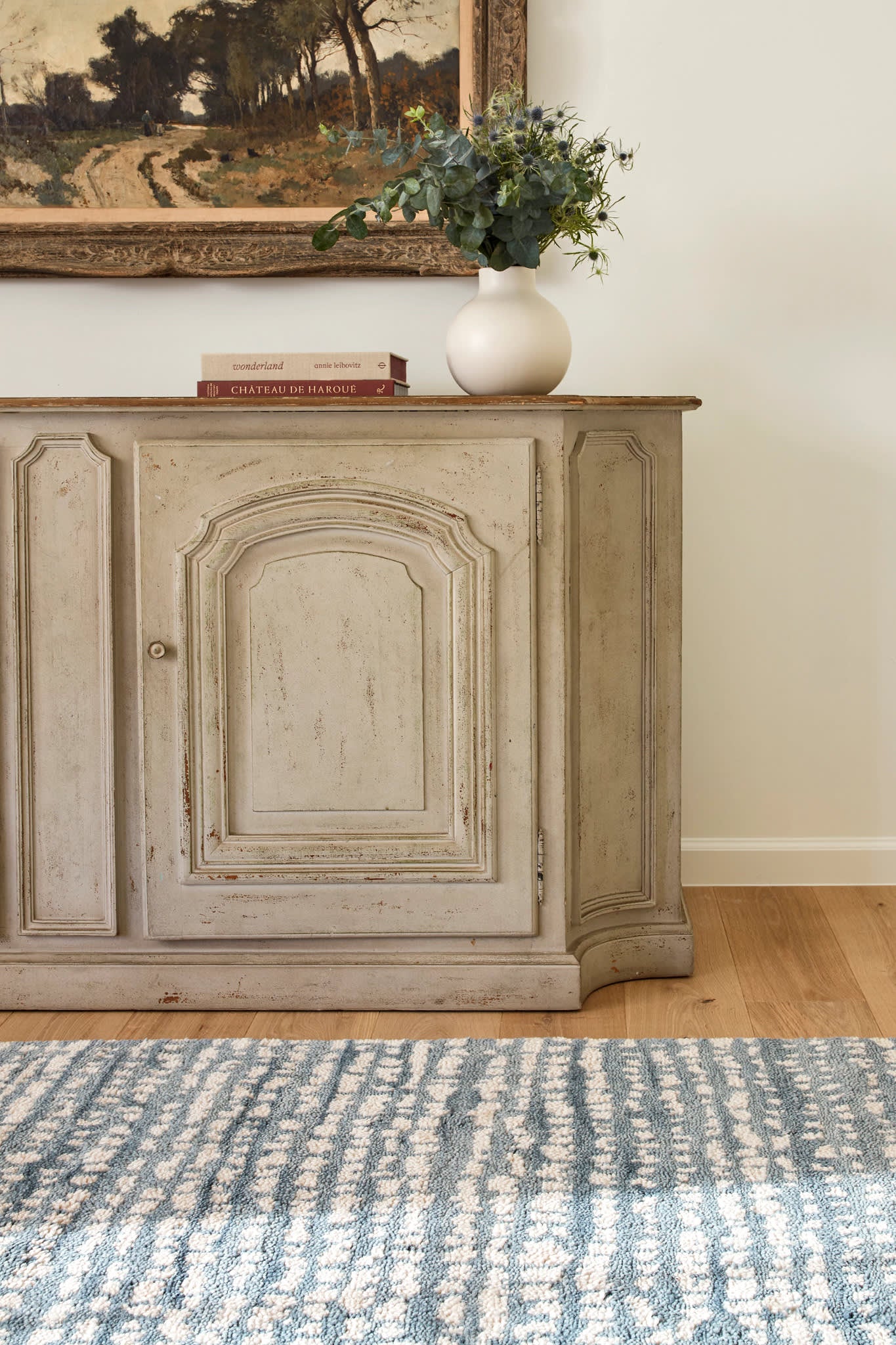 Shepherd Hand Knotted Wool Rug | Pewter Blue - Image 2