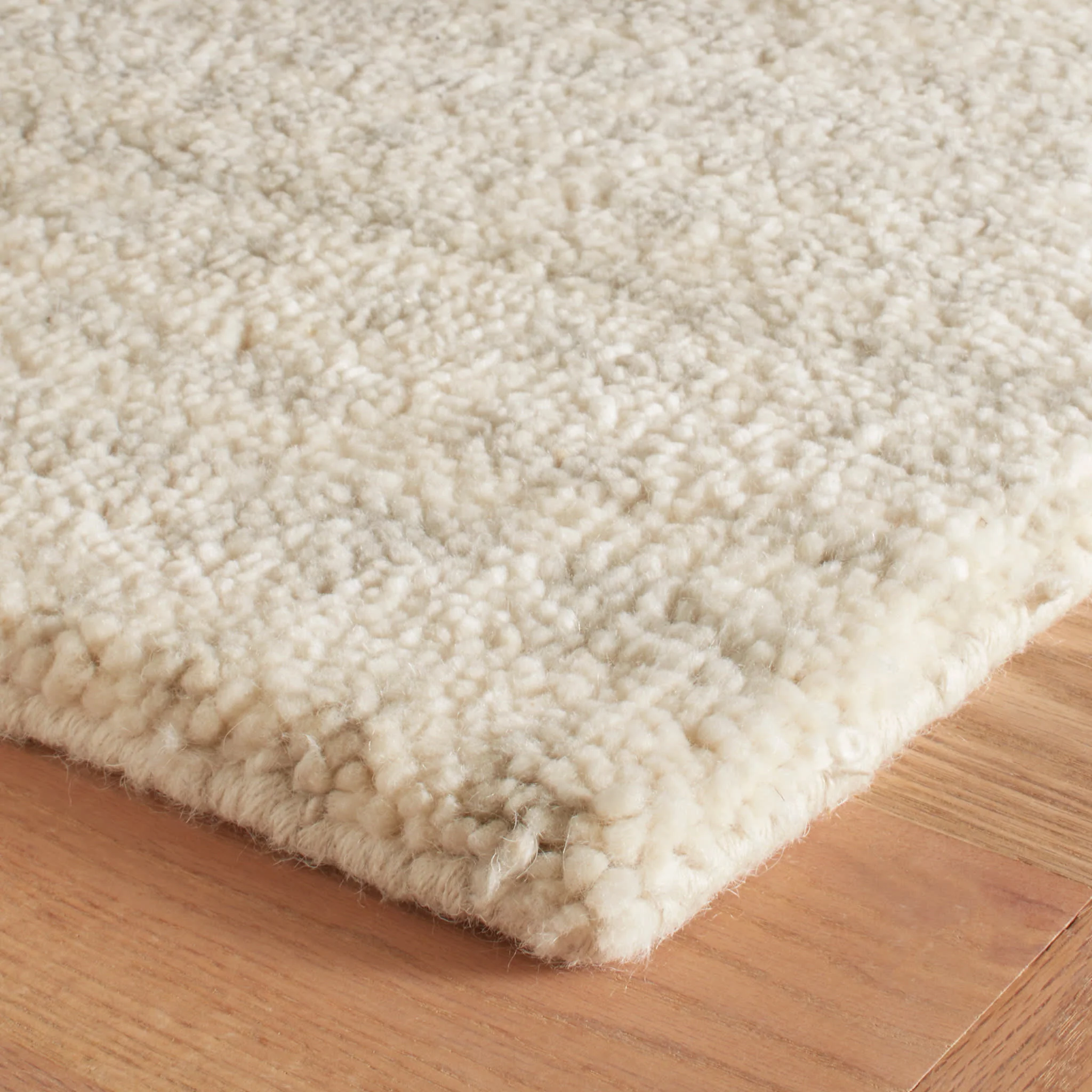 Shepherd Hand Knotted Wool Rug | Plaster - Image 5