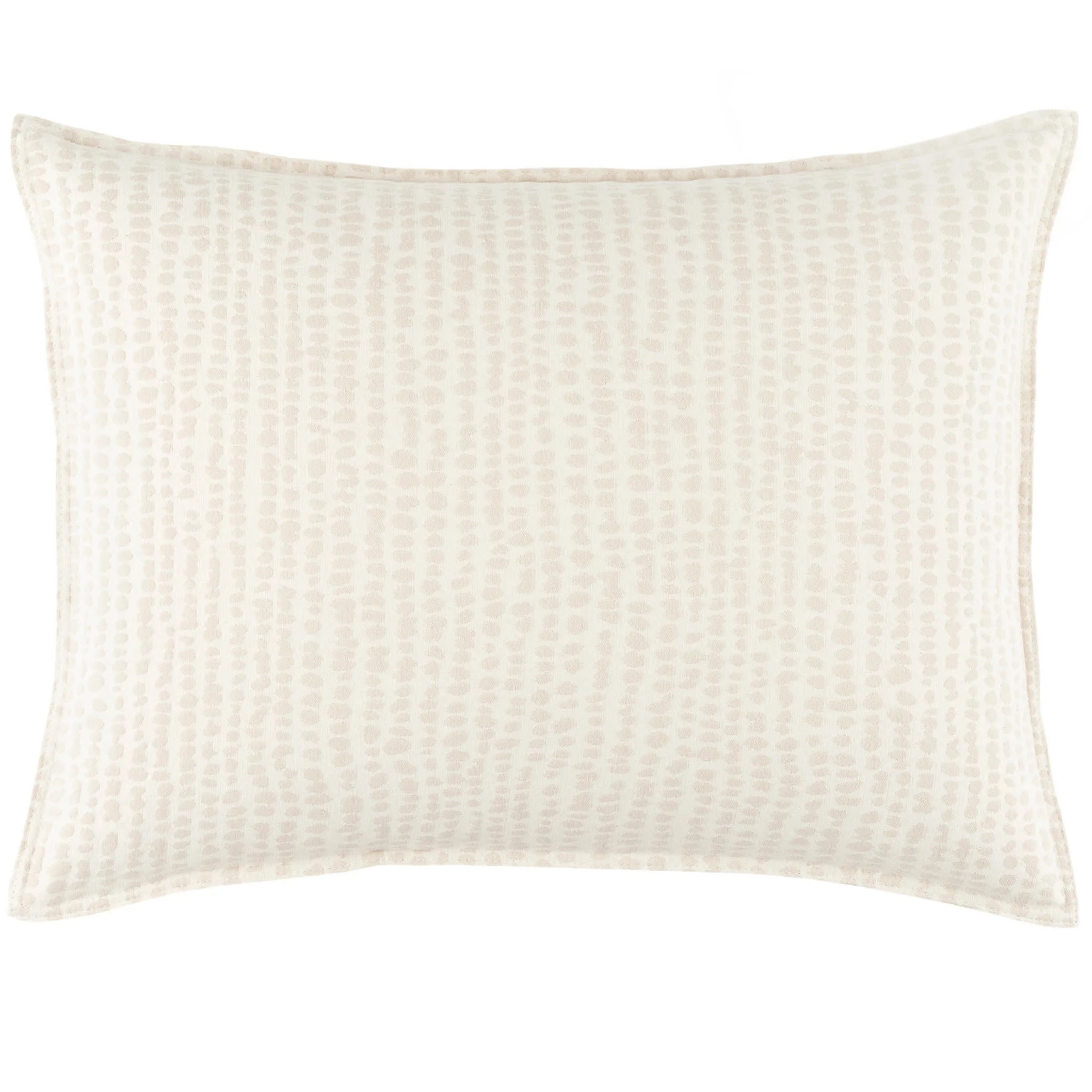 Shepherd Matelasse Sham | Pebble - Image 2