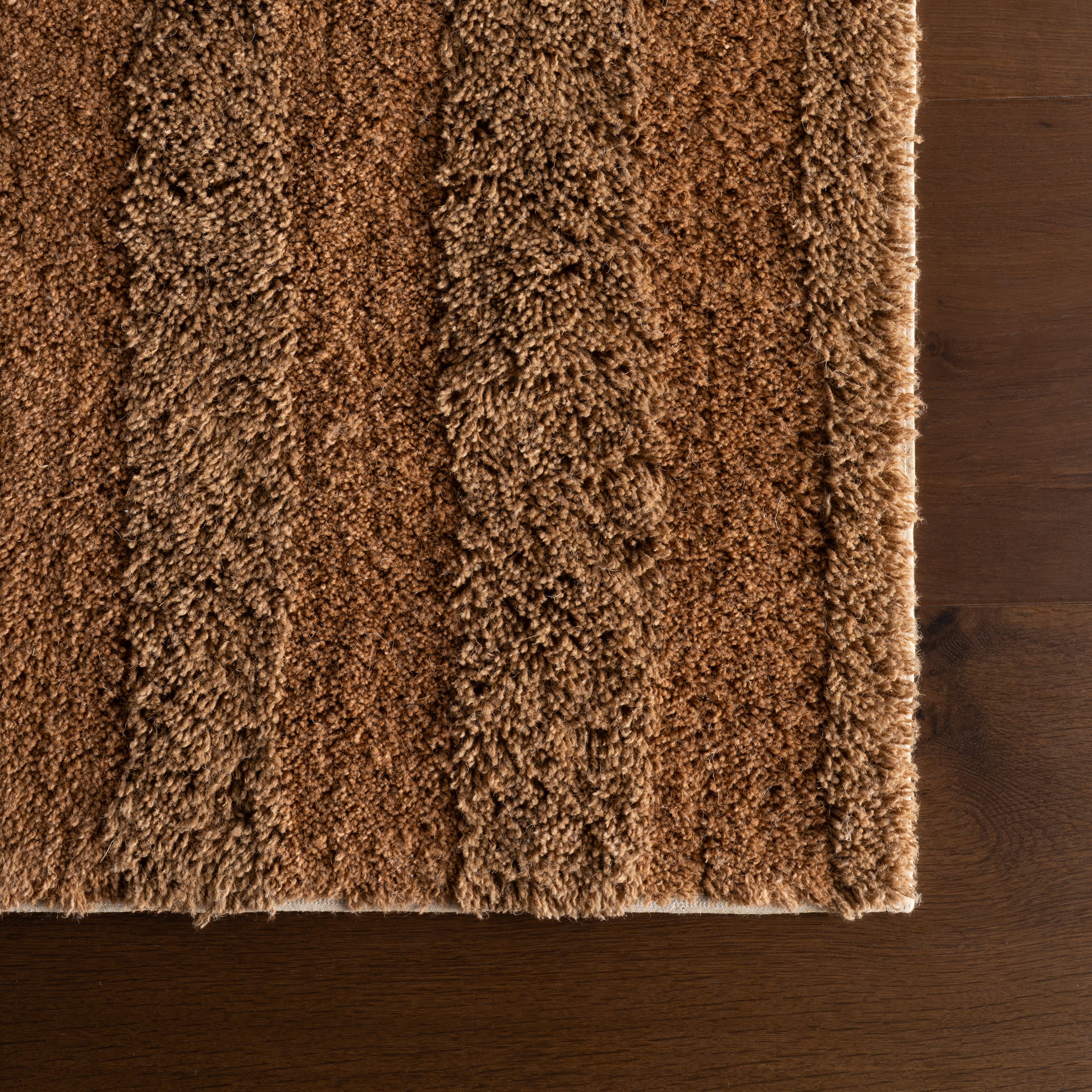 Shevina Handmade Washable Wool Rug | Brown - Image 10