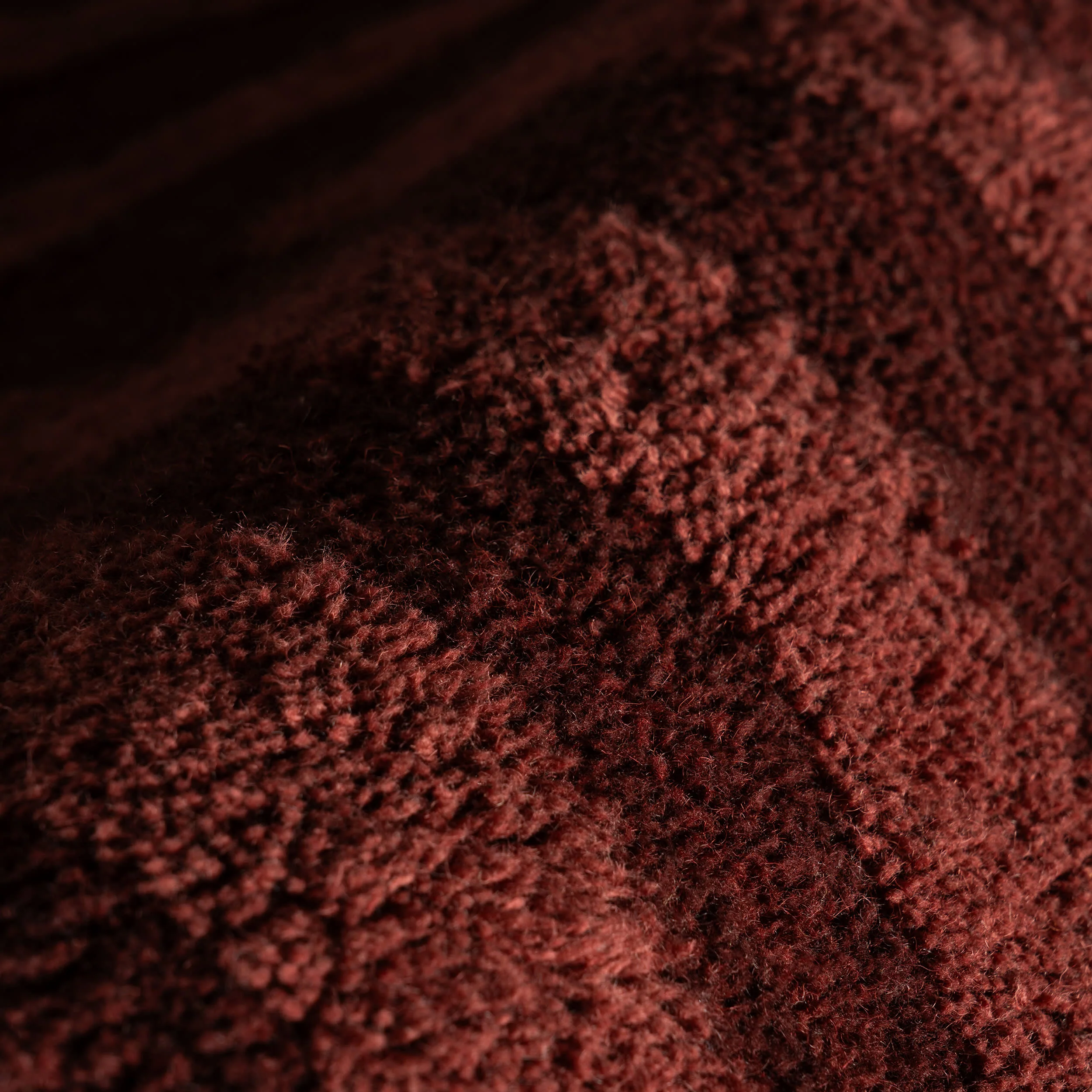 Shevina Handmade Washable Wool Rug | Burgundy - Image 7