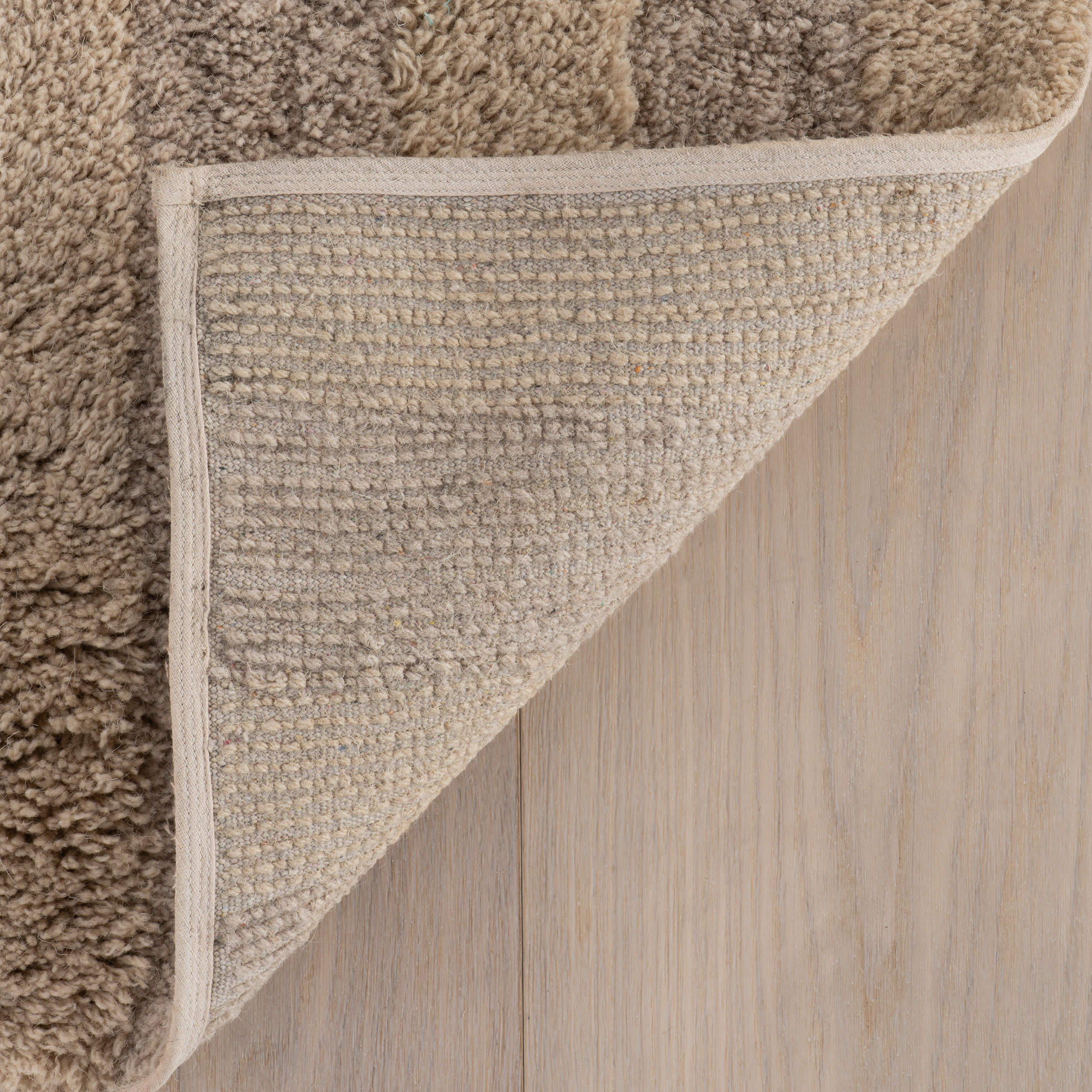 Shevina Handmade Washable Wool Rug | Greige - Image 11