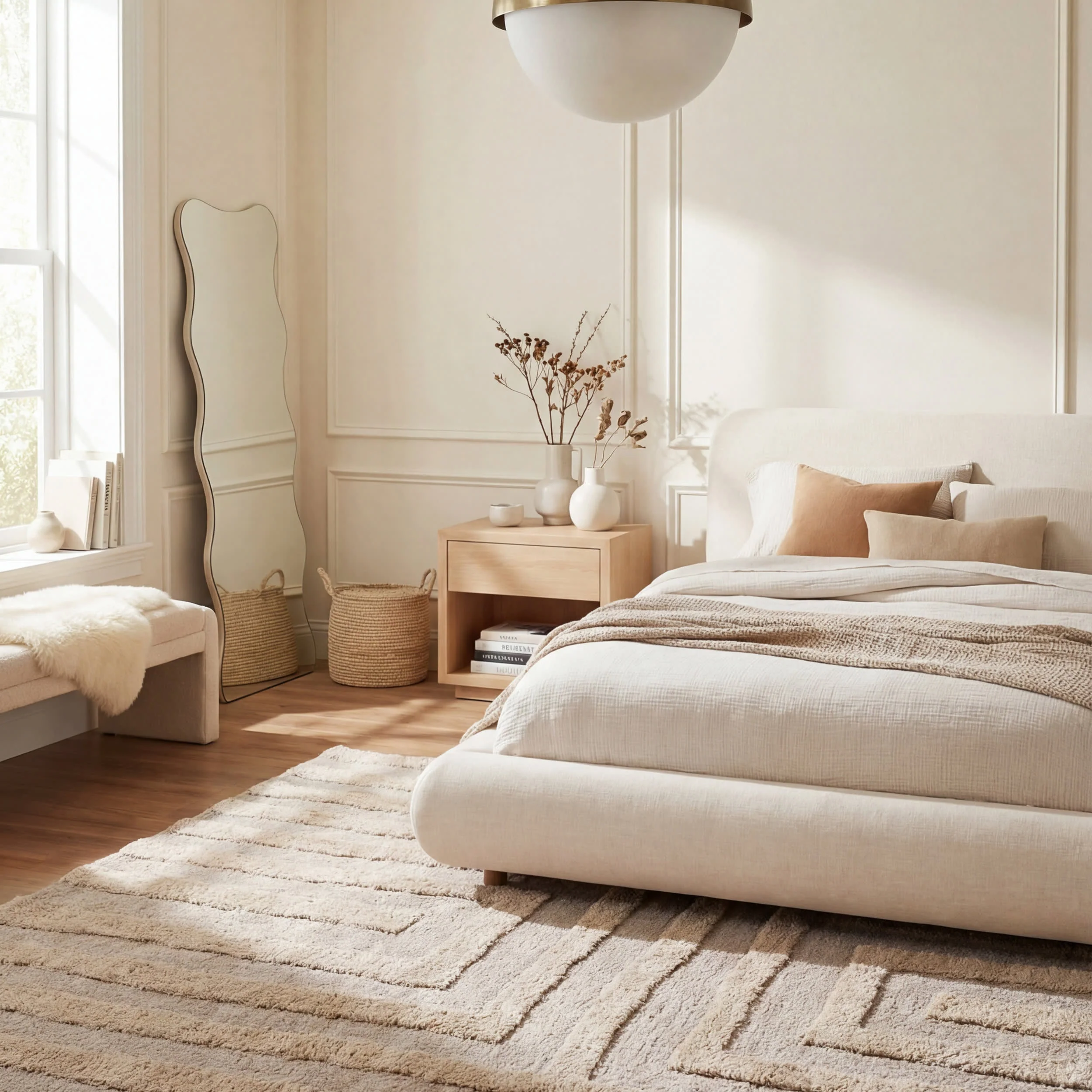 Shevina Handmade Washable Wool Rug | Greige - Image 3