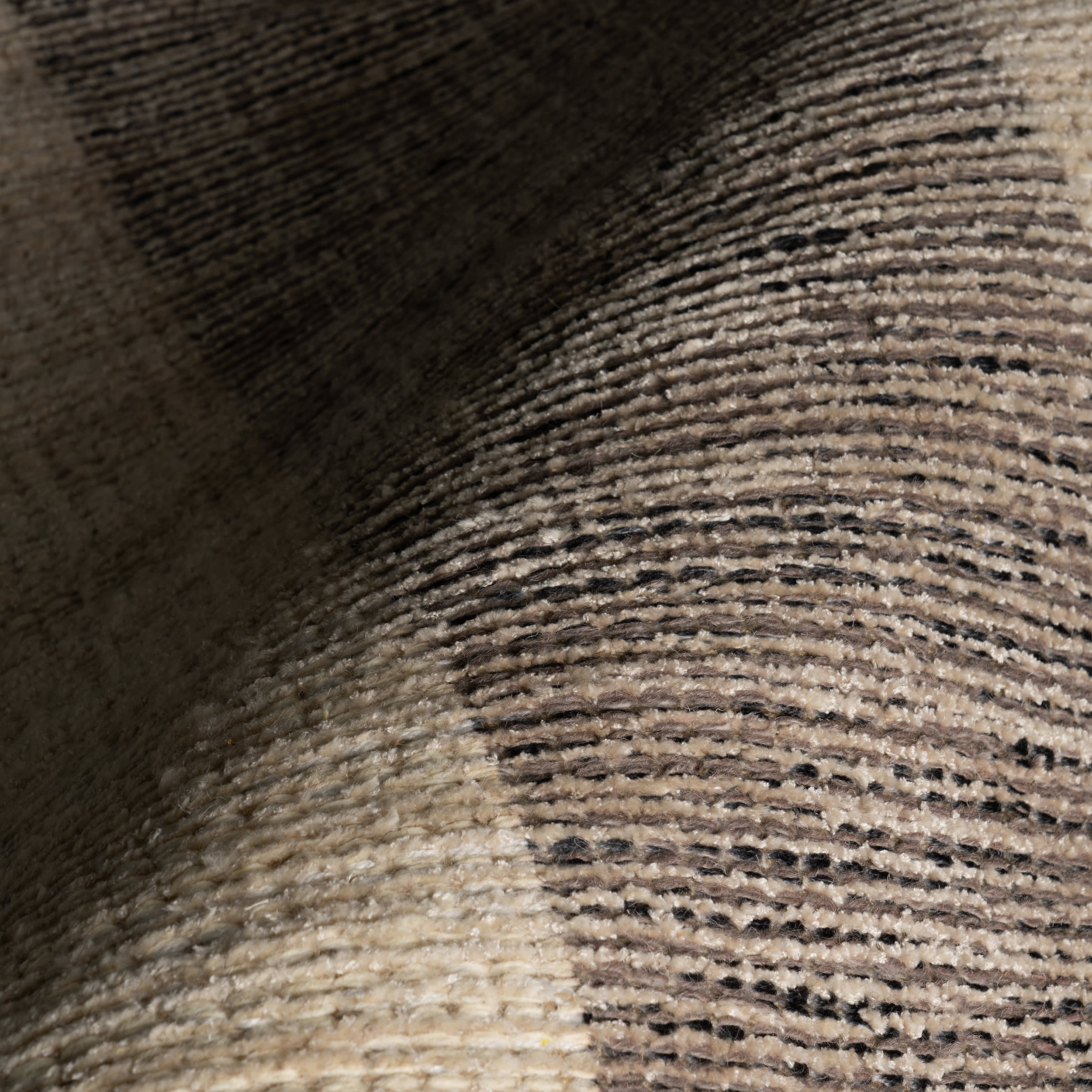 Shomar Bohemian Abstract Striped Rug | Natural - Image 3