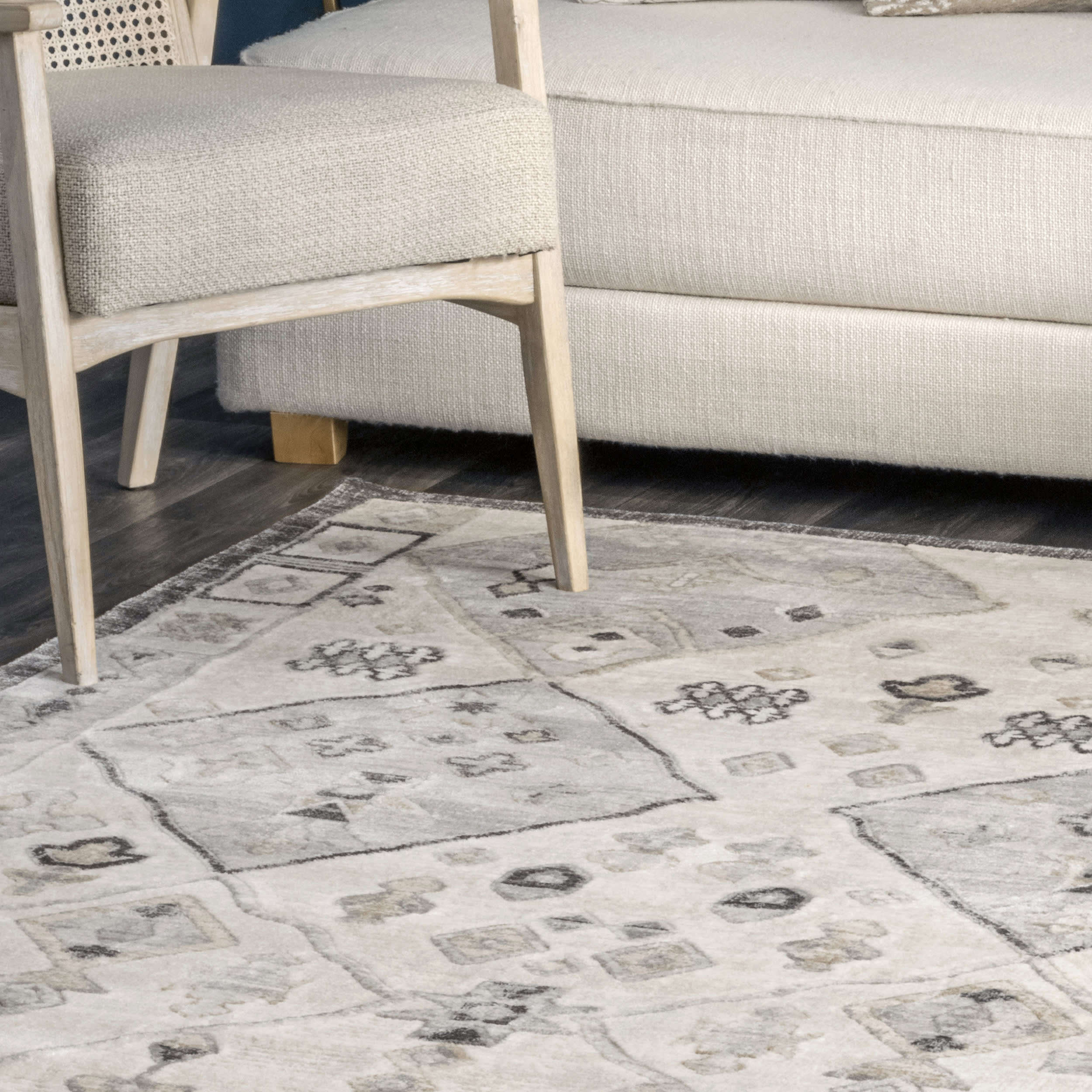 Shrouded Tribal Rug | Beige - Image 4