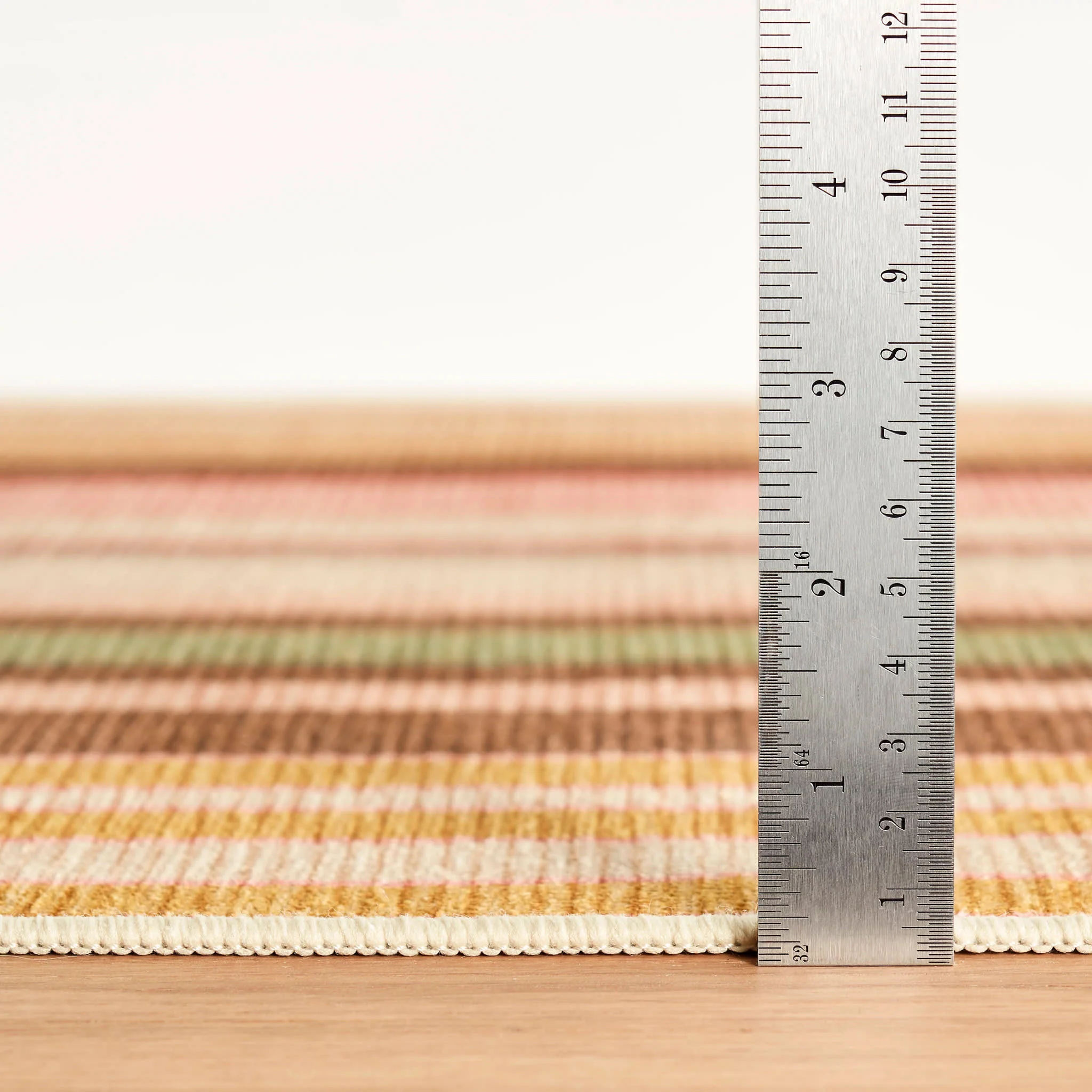 Sienna Stripe Machine Washable Rug | Multi - Image 4