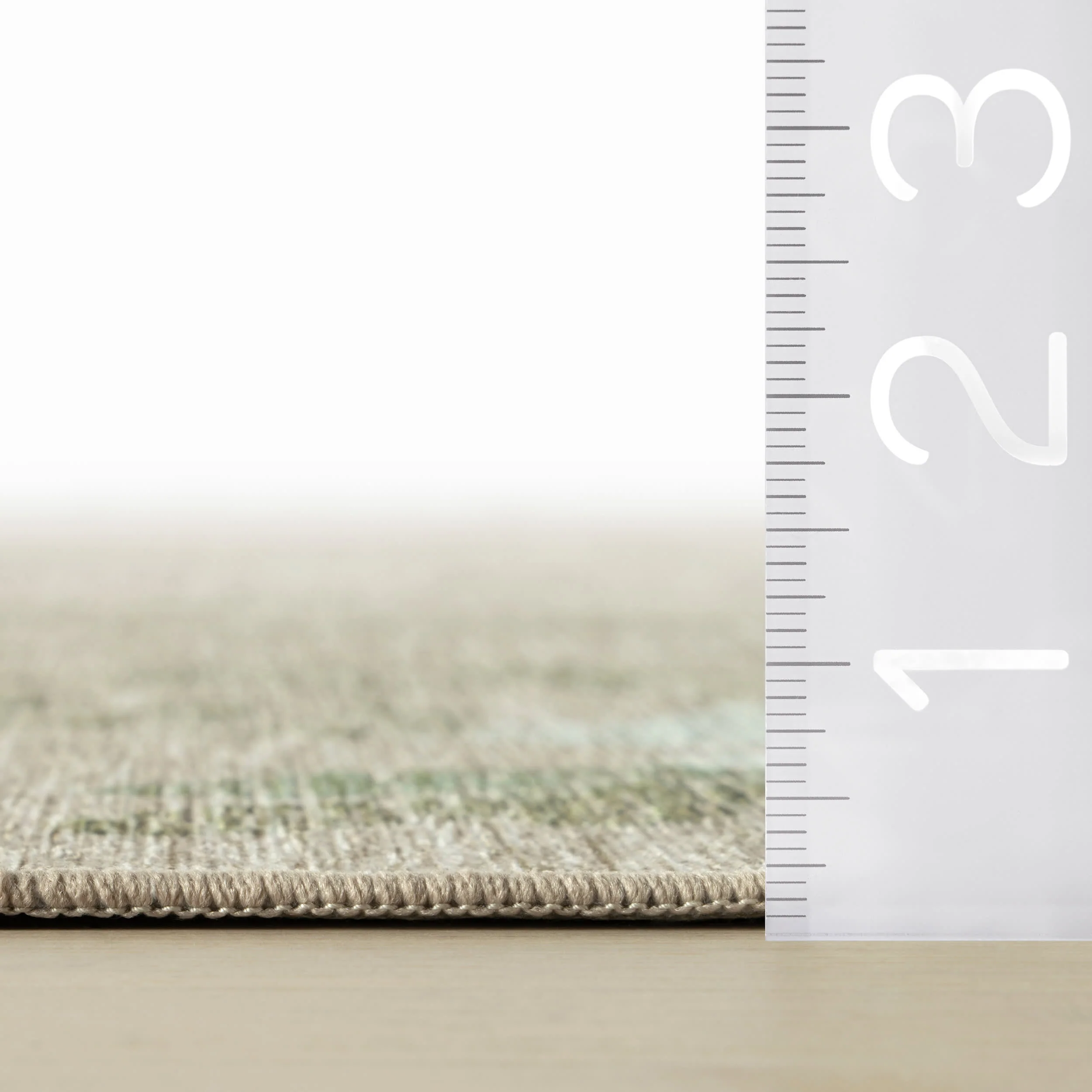 Silema Floral Transitional Washable Rug | Ivory - Image 5
