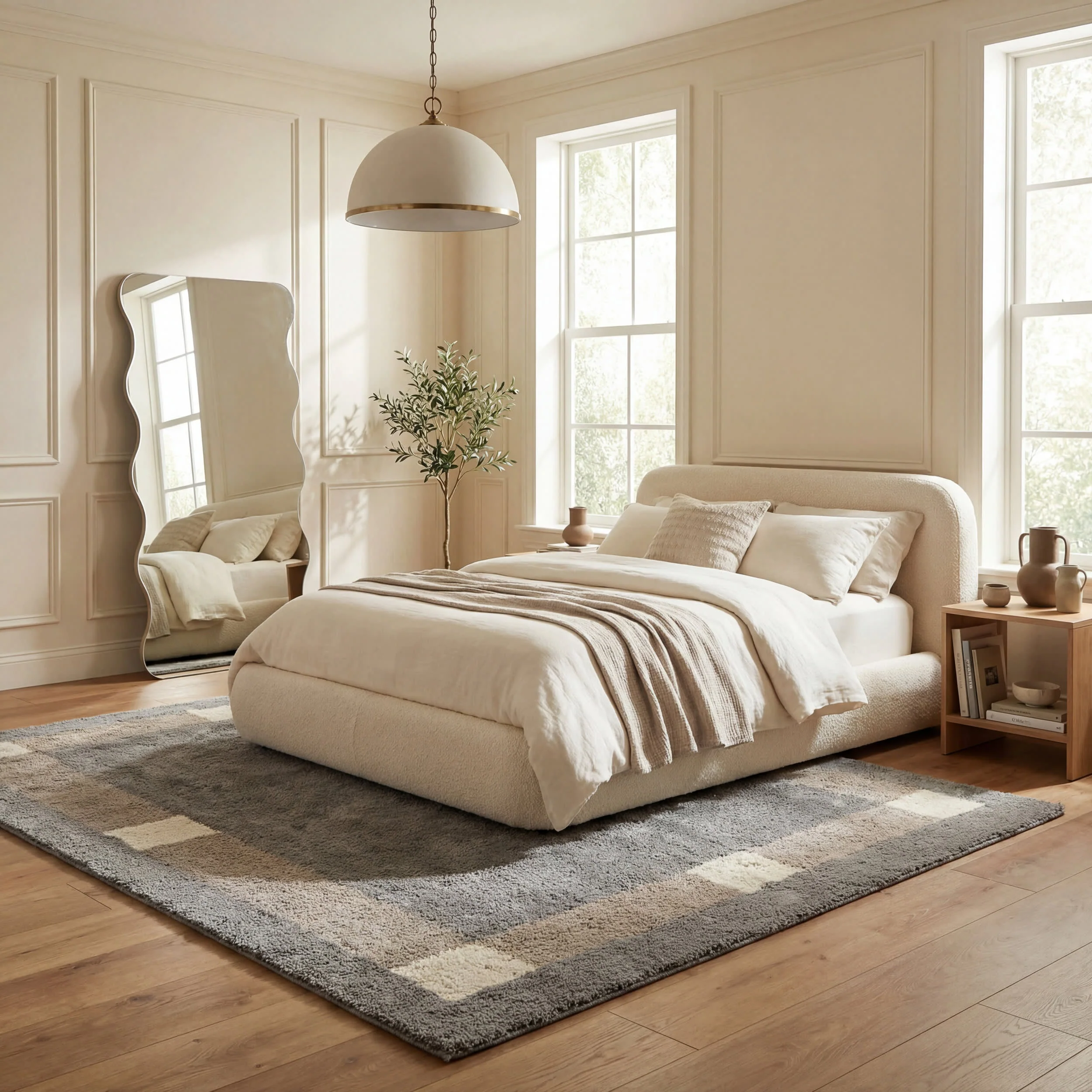 Silja Bordered Rug | Slate - Image 3