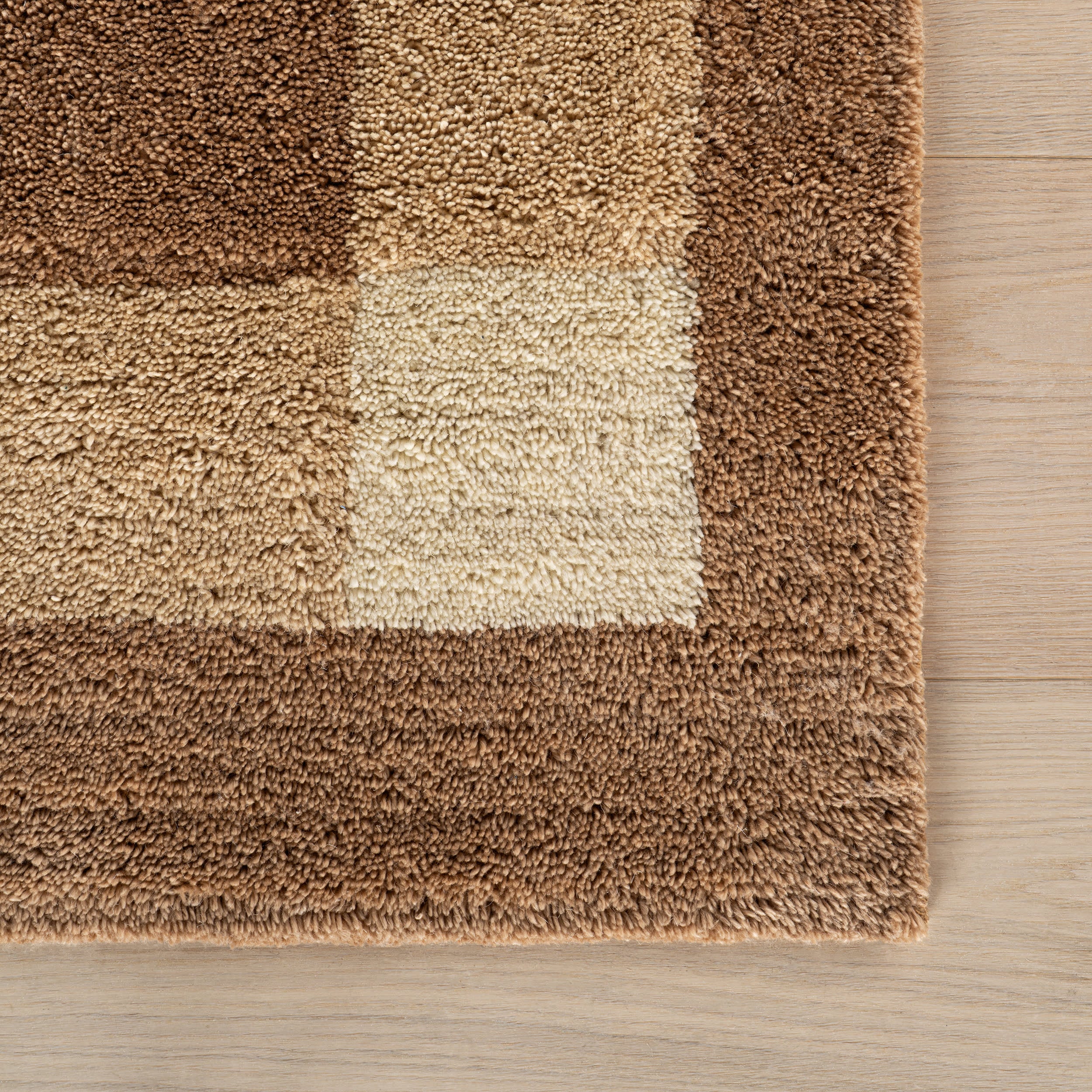 Silja Bordered Rug | Brown - Image 10