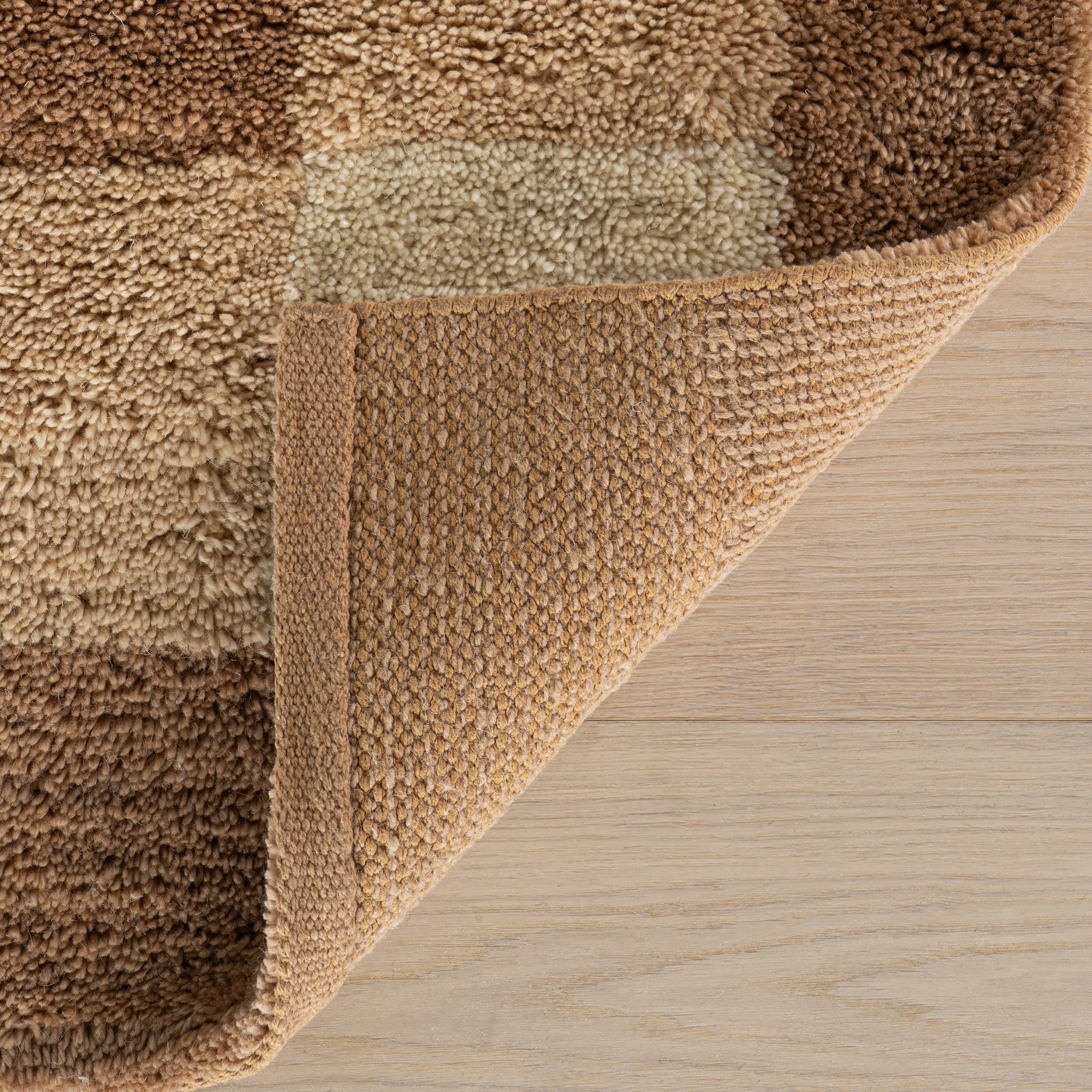 Silja Bordered Rug | Brown - Image 11