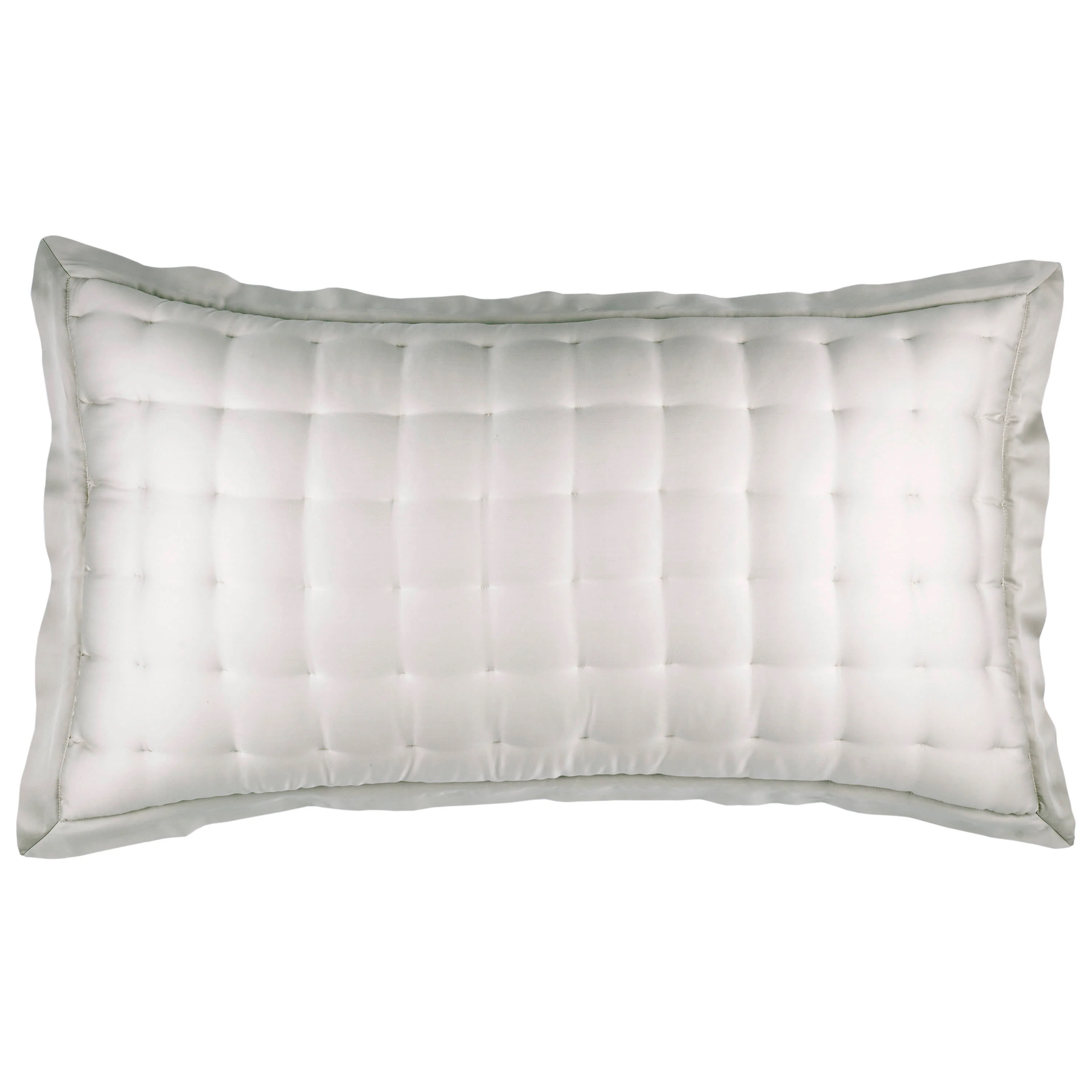 Silken Solid Puff Sham | Grey - Image 4