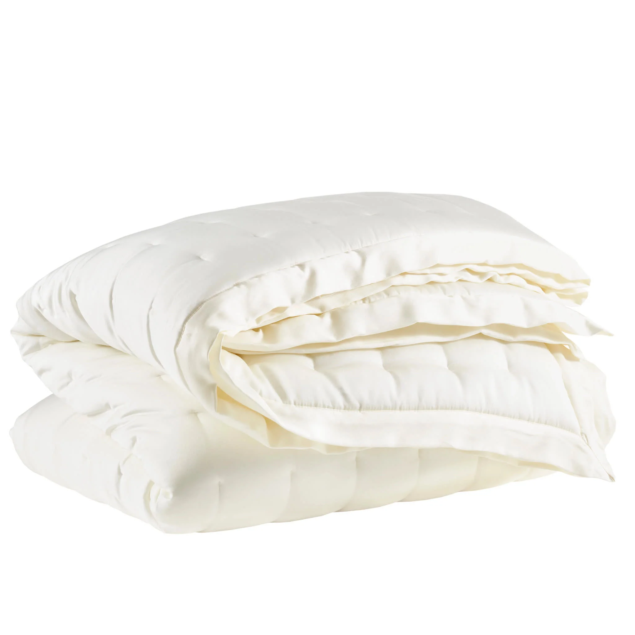 Silken Solid Puff | Ivory - Image 3