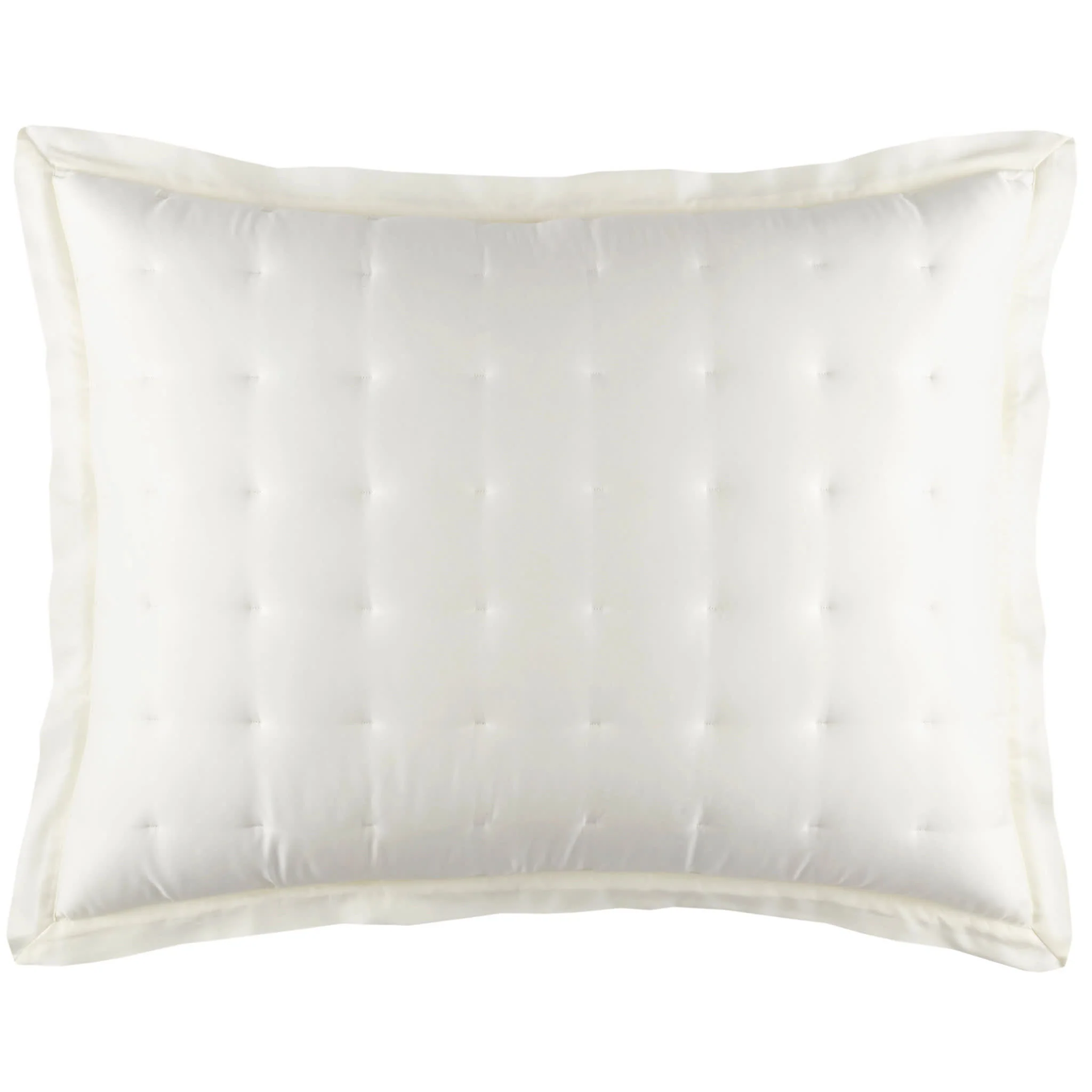 Silken Solid Puff Sham | Ivory - Image 5